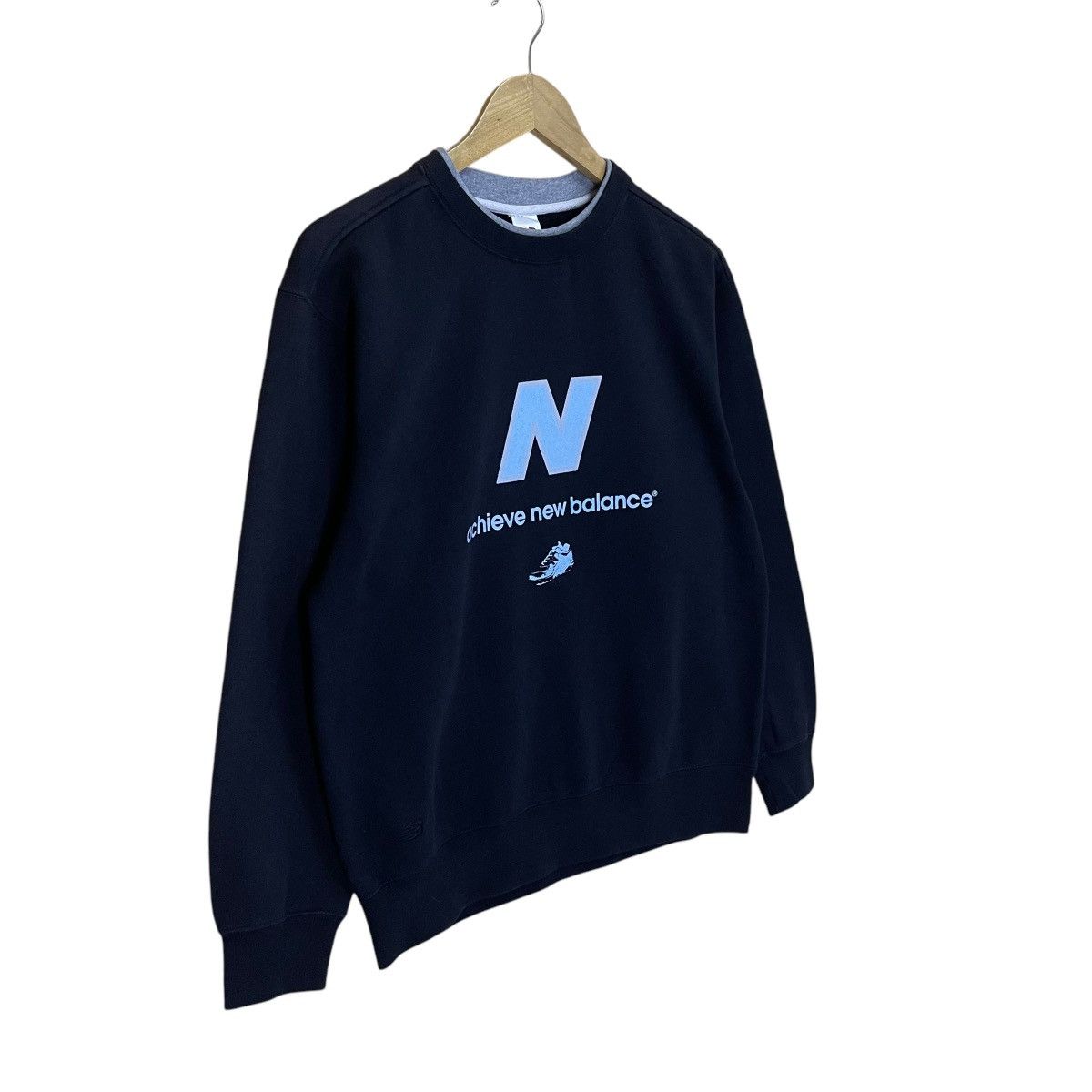 New Balance New Balance Spellout Logo Pullover Sweatshirt Size US L / EU 52-54 / 3 - 2 Thumbnail