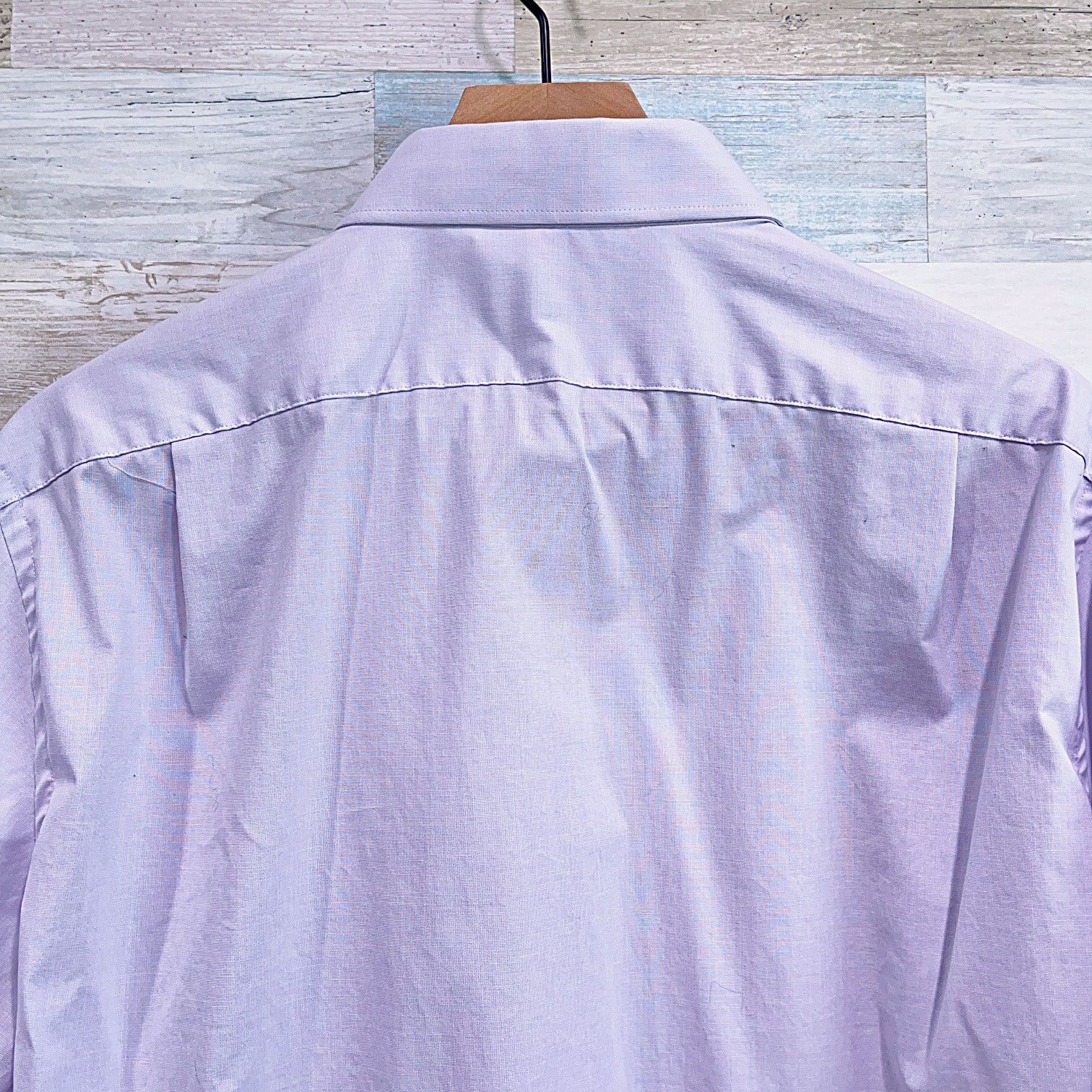 J.Crew J Crew Slim Ludlow Dress Shirt Purple Spread Collar 17 35 Size US XL / EU 56 / 4 - 4 Thumbnail