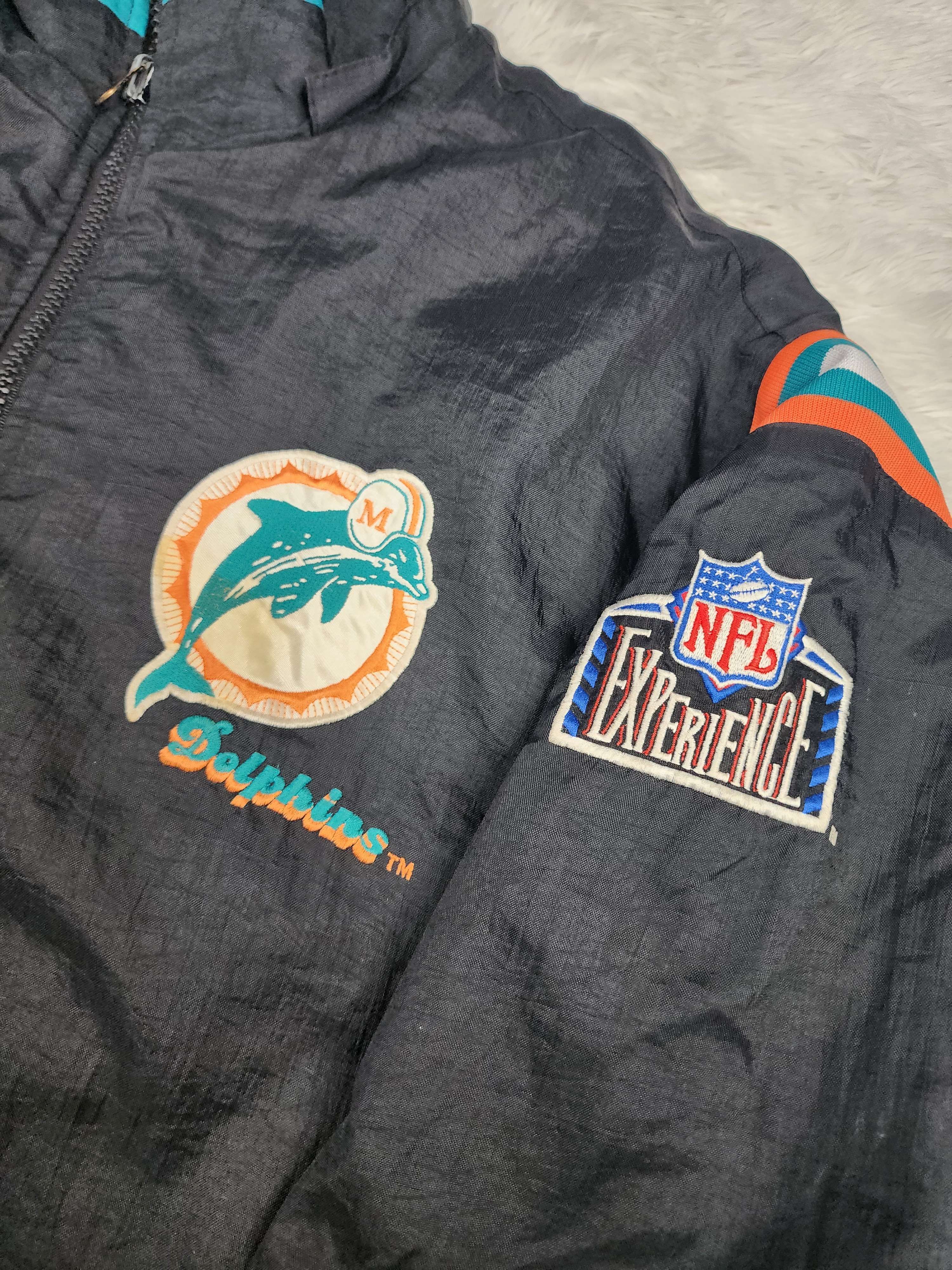 NFL Vintage Pro Player NFL Miami Dolphins reversible jacket Size US L / EU 52-54 / 3 - 8 Thumbnail