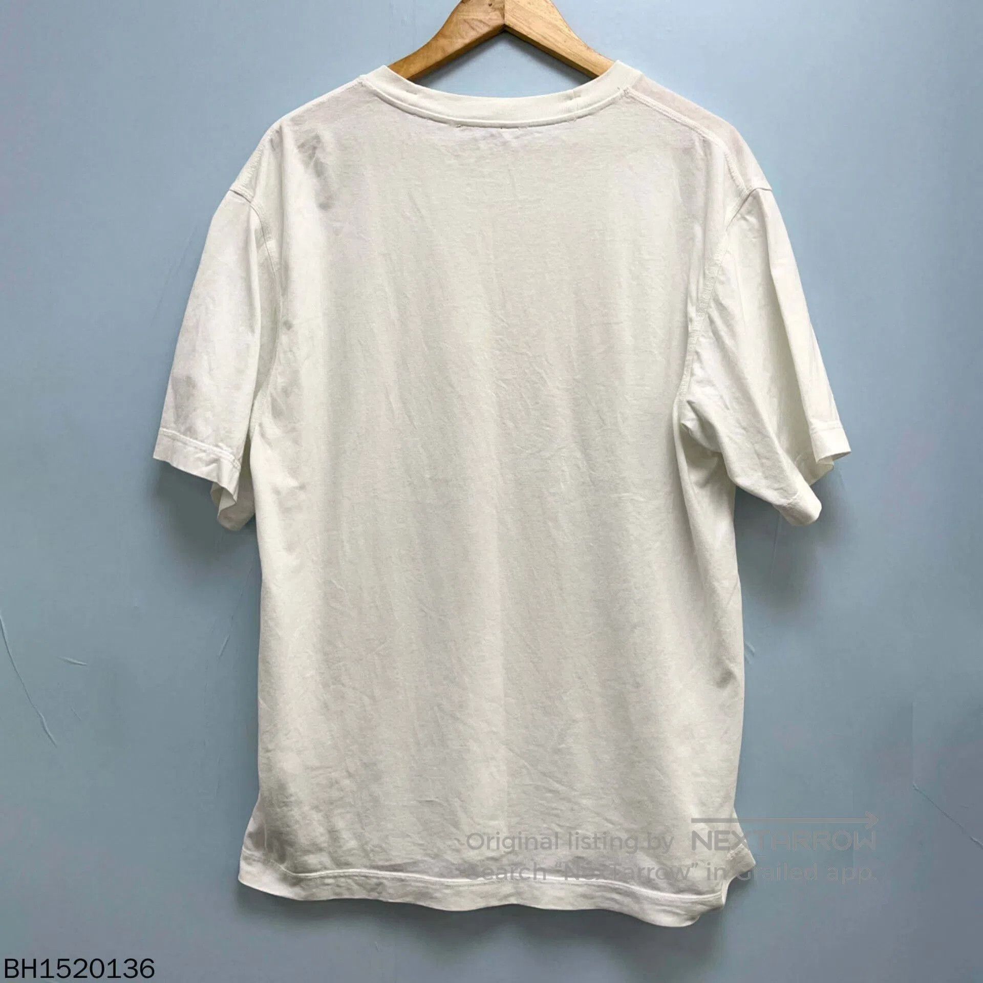 Burberry white embroidered short sleeve t-shirt L. Size US L / EU 52-54 / 3 - 2 Thumbnail