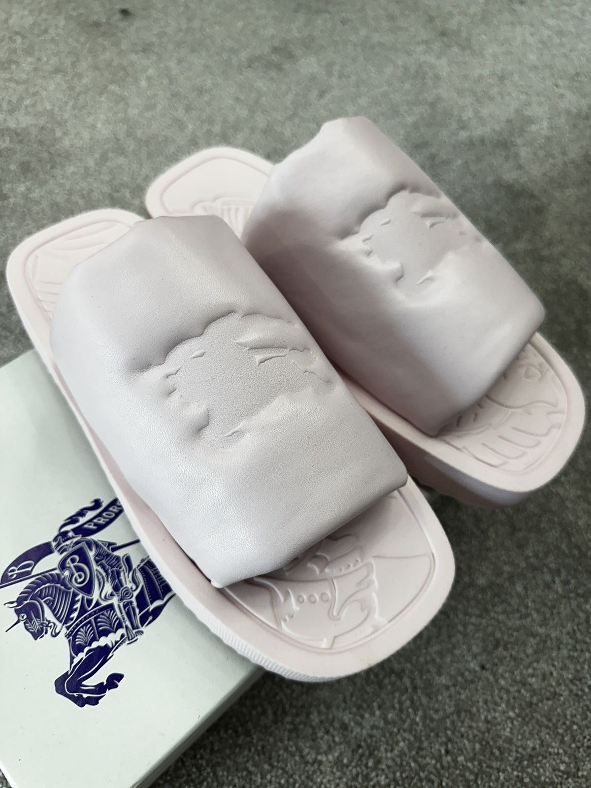 Burberry Leather sandals on rubber sole Size US 10 / IT 40 - 3 Thumbnail