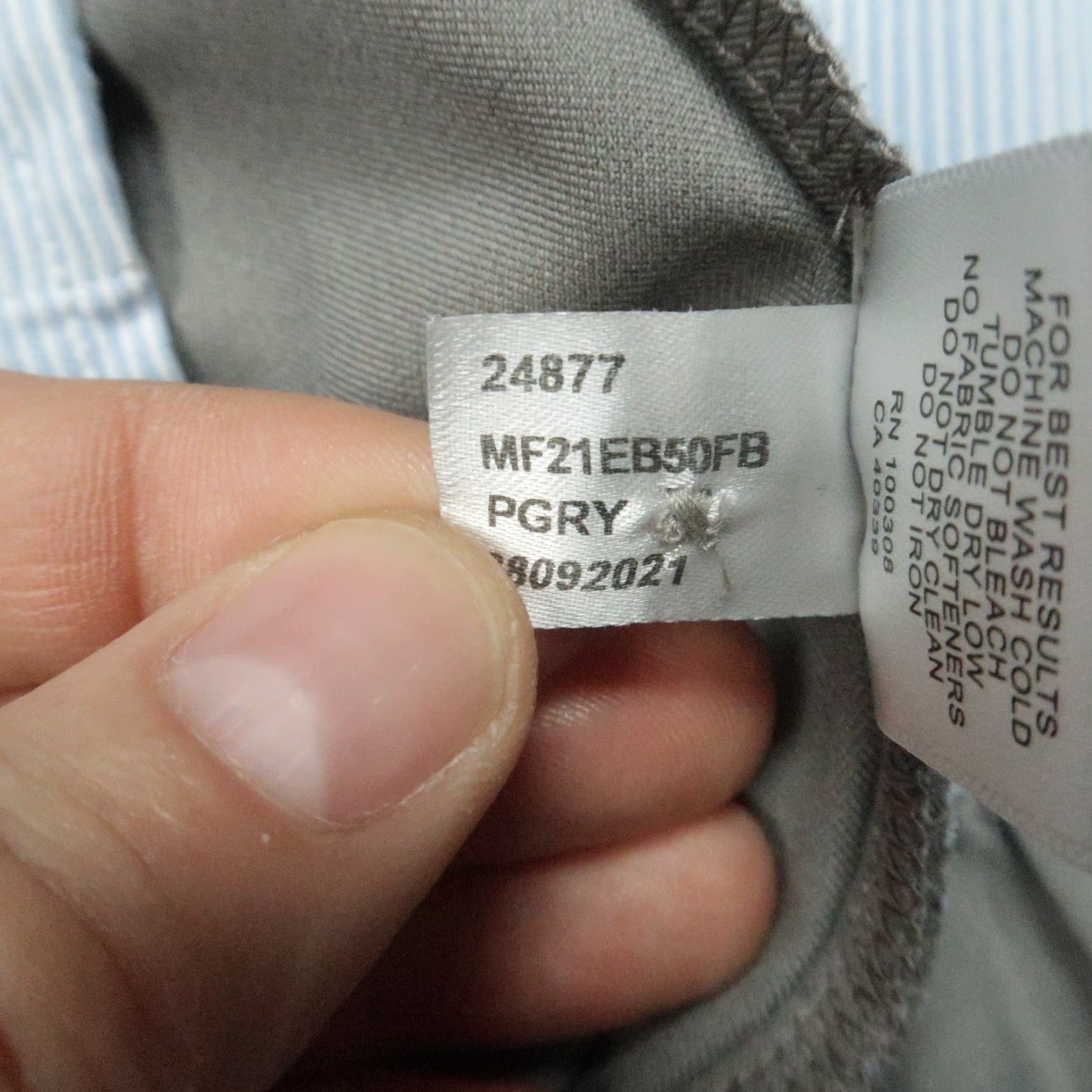 Peter Millar Peter Millar Pants Men 38x32 Gray Chino Lightweight Regular Straight Front Pockets Summer Rocking? Size US 38 / EU 54 - 6 Thumbnail