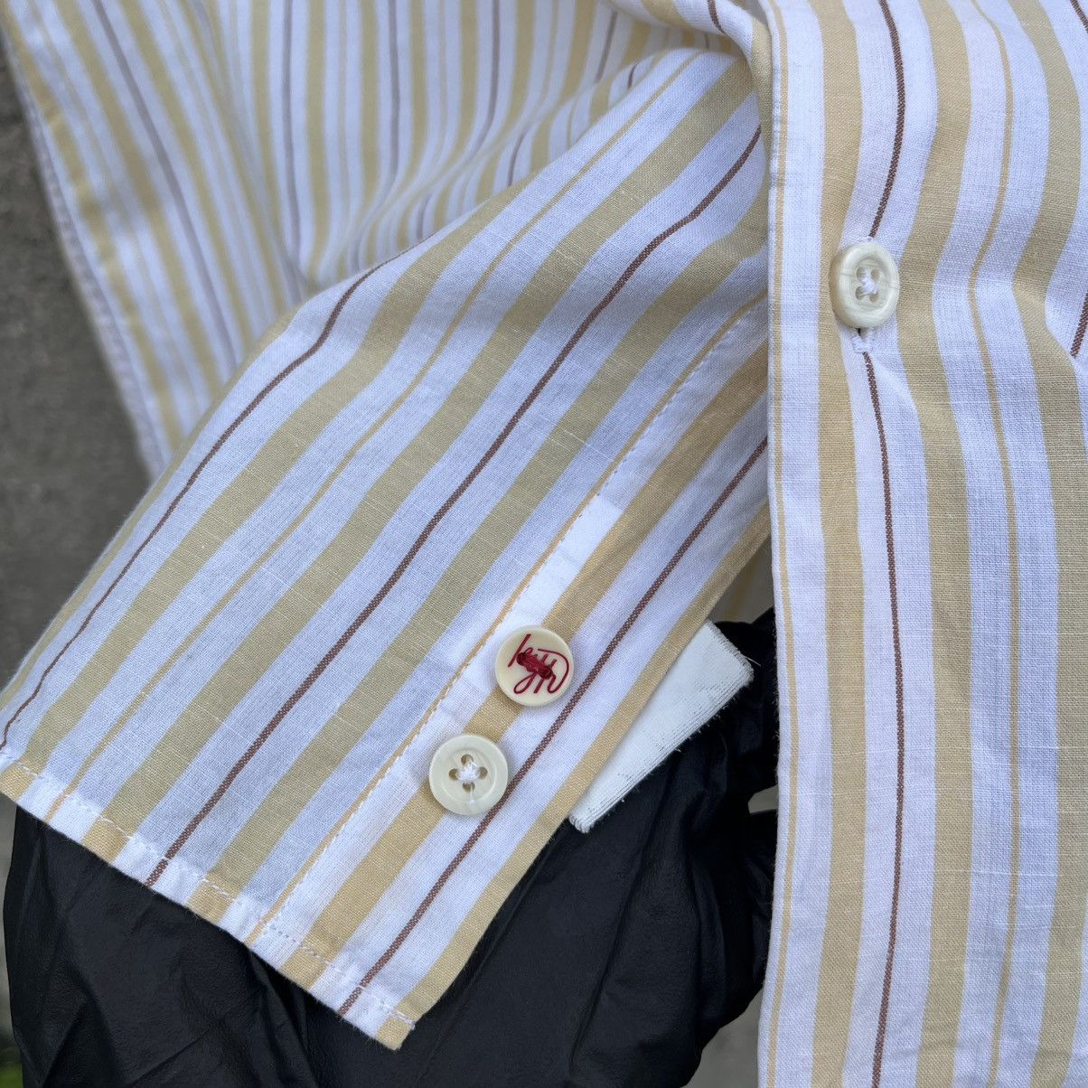 Issey Miyake 2000s - vintage kansai yamamoto stripe shirt Size US L / EU 52-54 / 3 - 6 Thumbnail