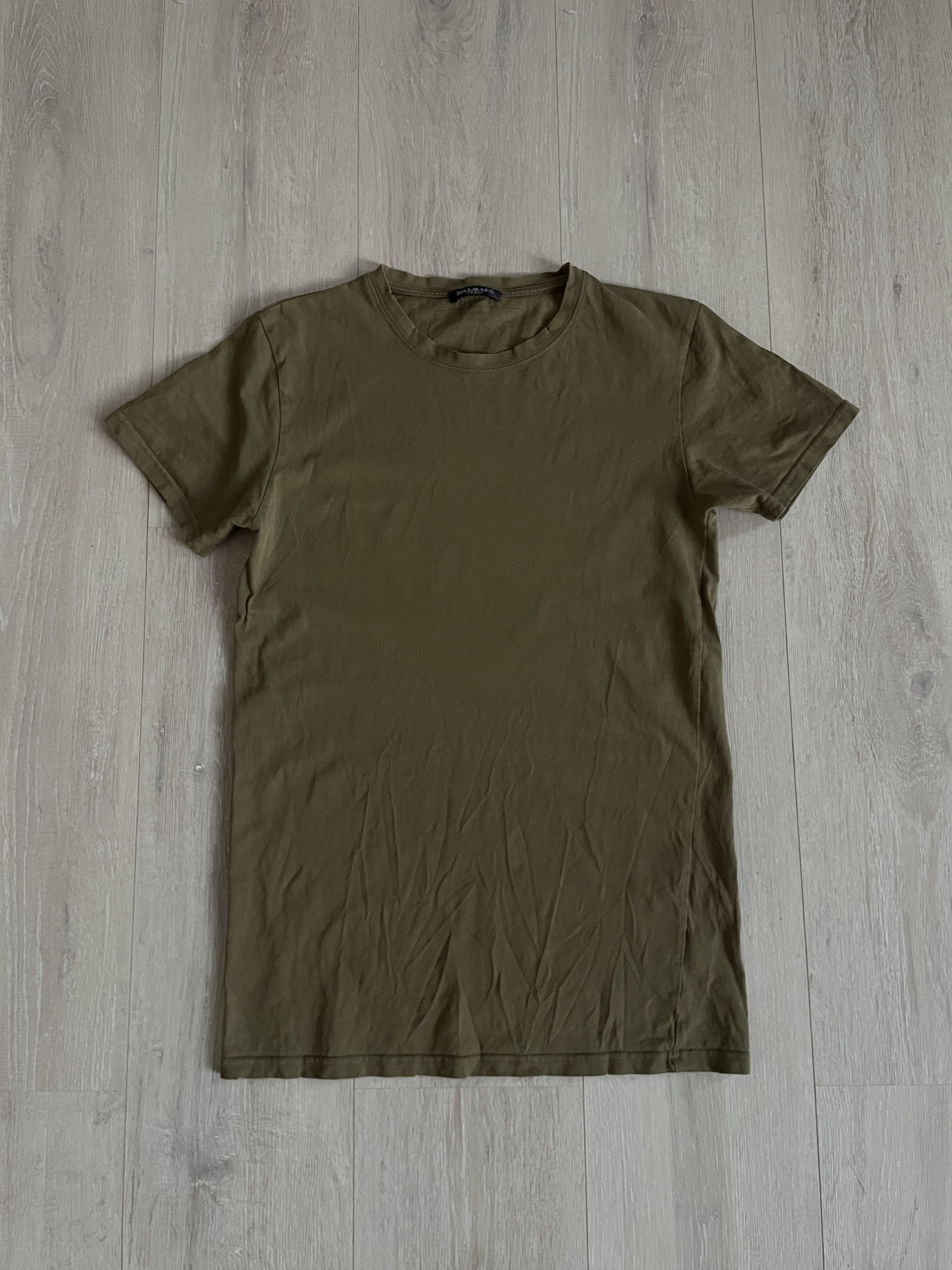 Balmain Balmain By Decarnin SS10 Shotgun Heavily Distressed T