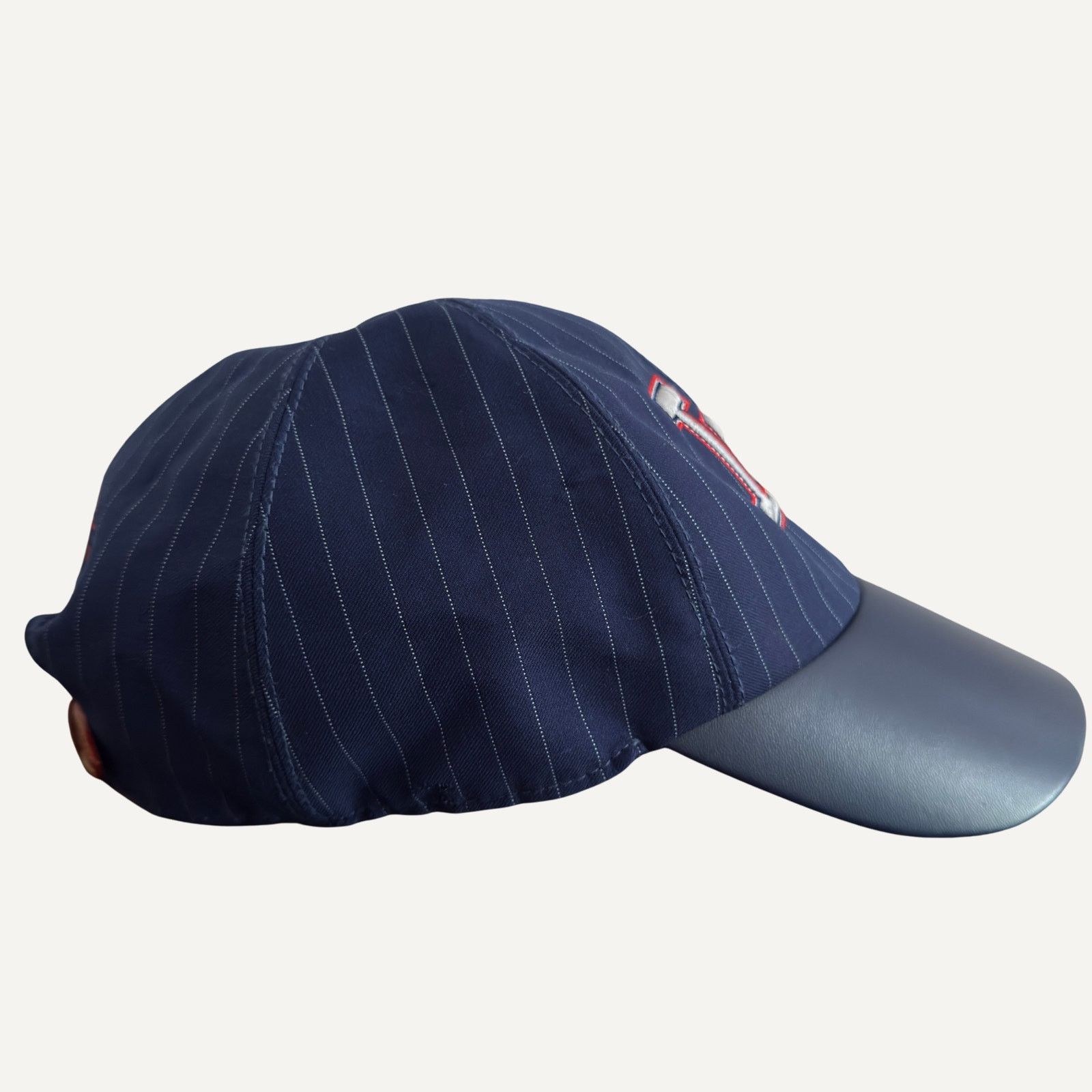 Louis Vuitton Louis Vuitton LV Varsity Cap Navy Pinstripe Hat 59 Size ONE SIZE - 3 Thumbnail