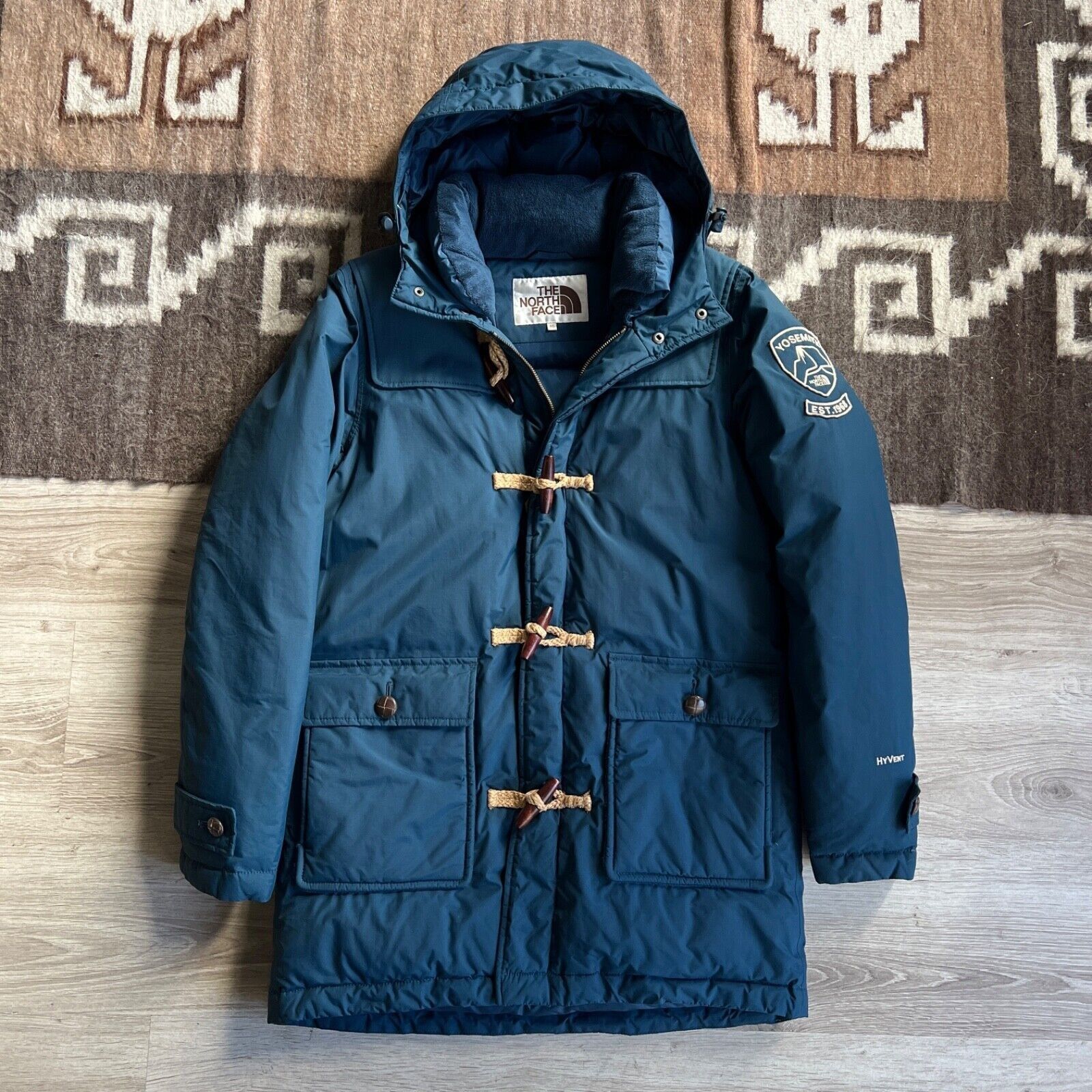 The North Face The North Face Down Puffer Blue Duffle Jacket 8689AC Size US XS / EU 42 / 0 - 1 Thumbnail