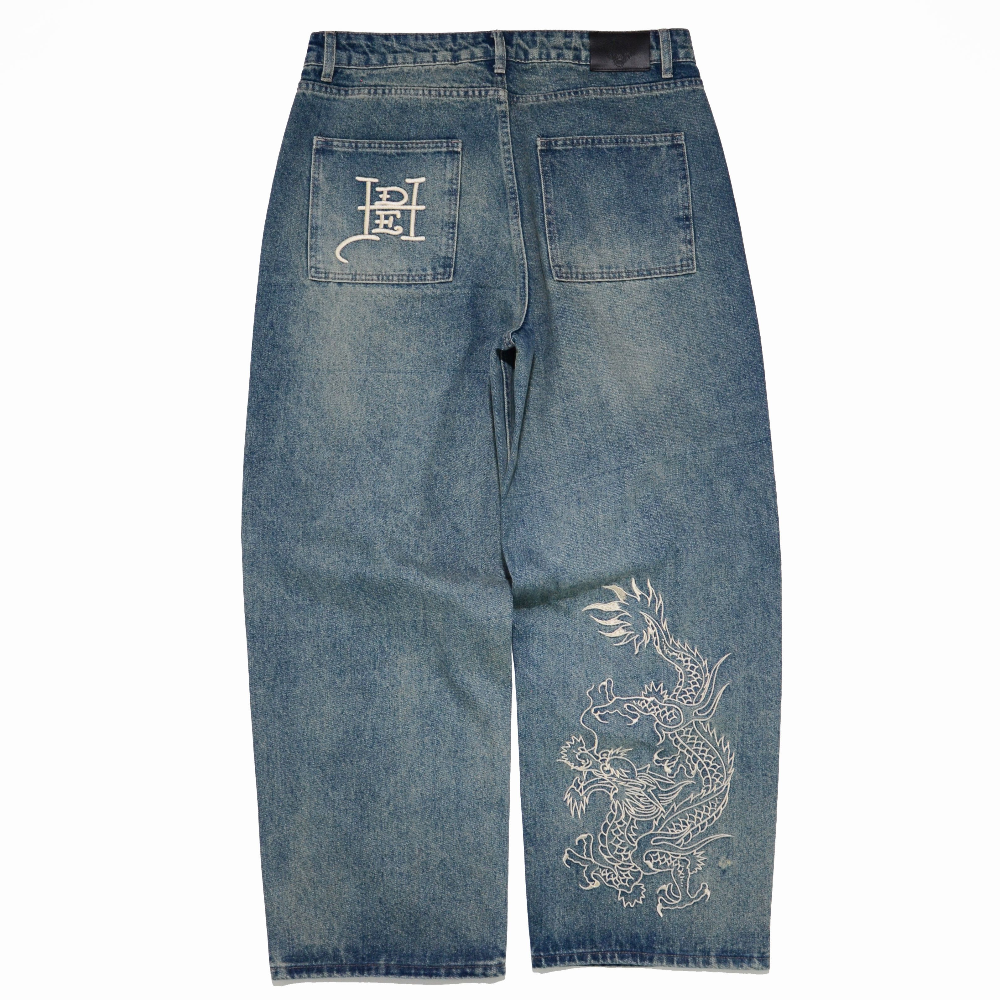 Ed Hardy [Tiny Flaw & Wrong Size Tag] Ed Hardy Jeans Baggy Hiphop Size US 31 - 2 Thumbnail