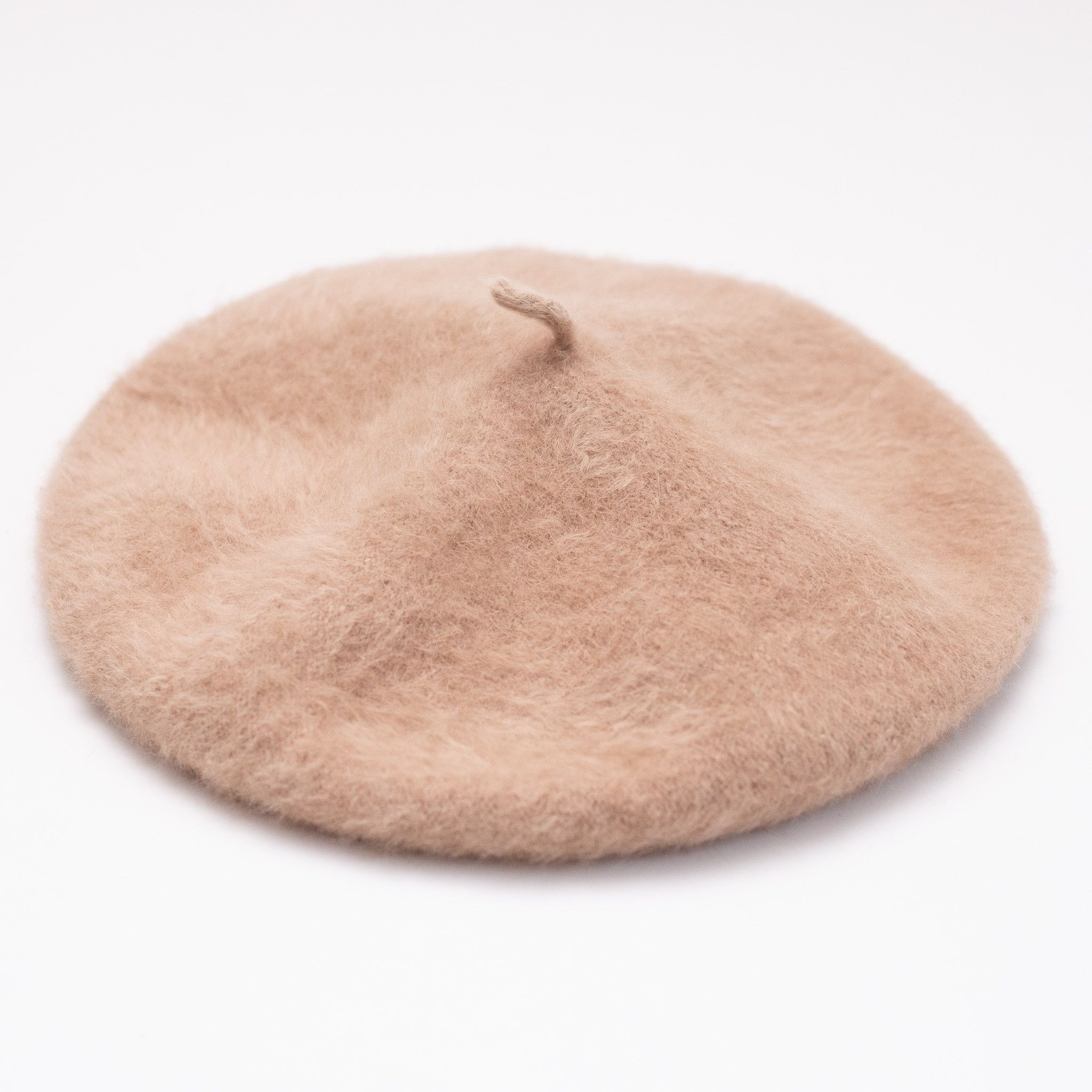 Kangol Vintage KANGOL Winter Beige Wool Angora Blend Beret Hat Size ONE SIZE - 6 Thumbnail