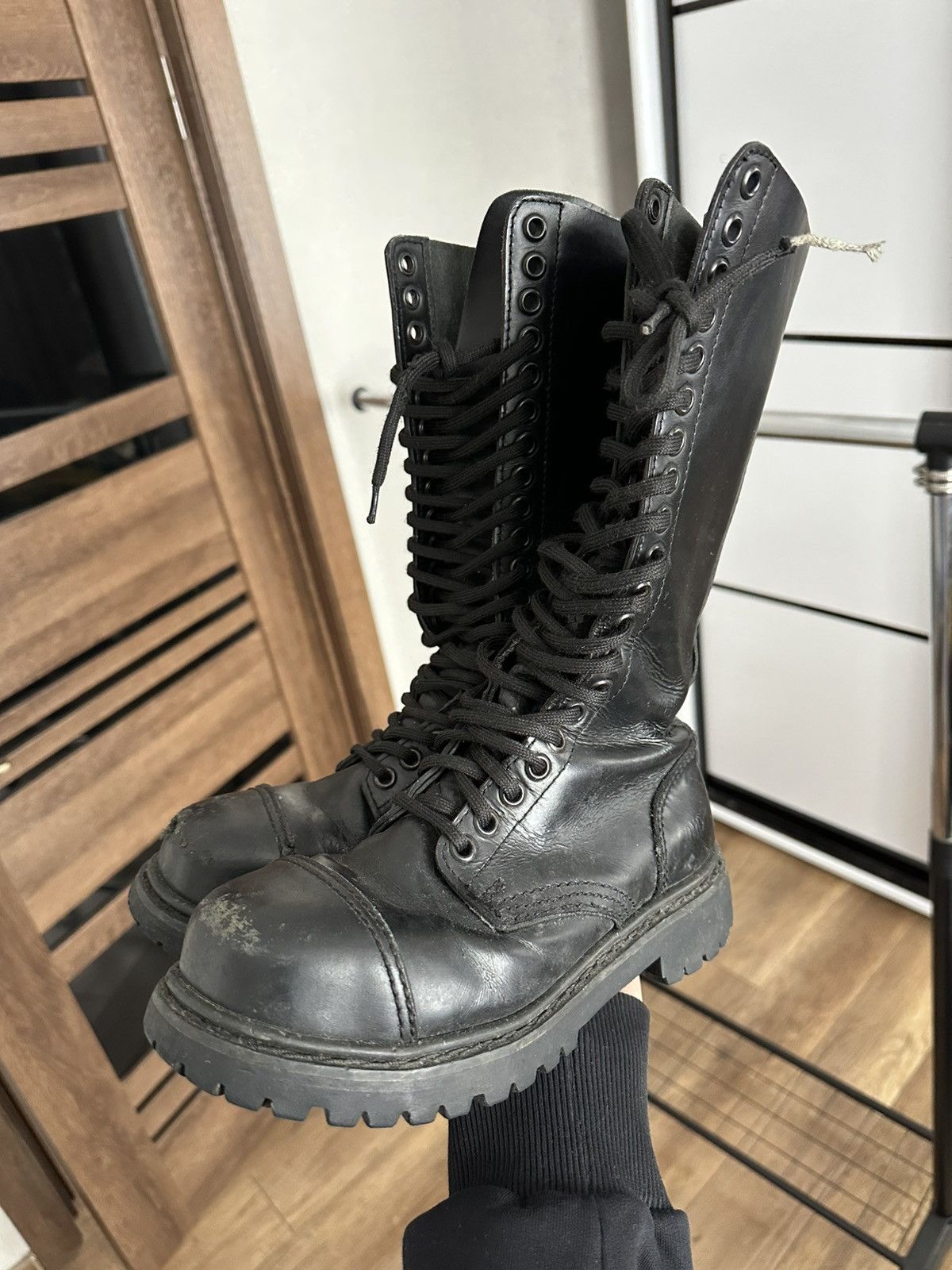 Undercover Undercover Vintage High Top Leather Boots Size US 5 / EU 37 - 3 Thumbnail