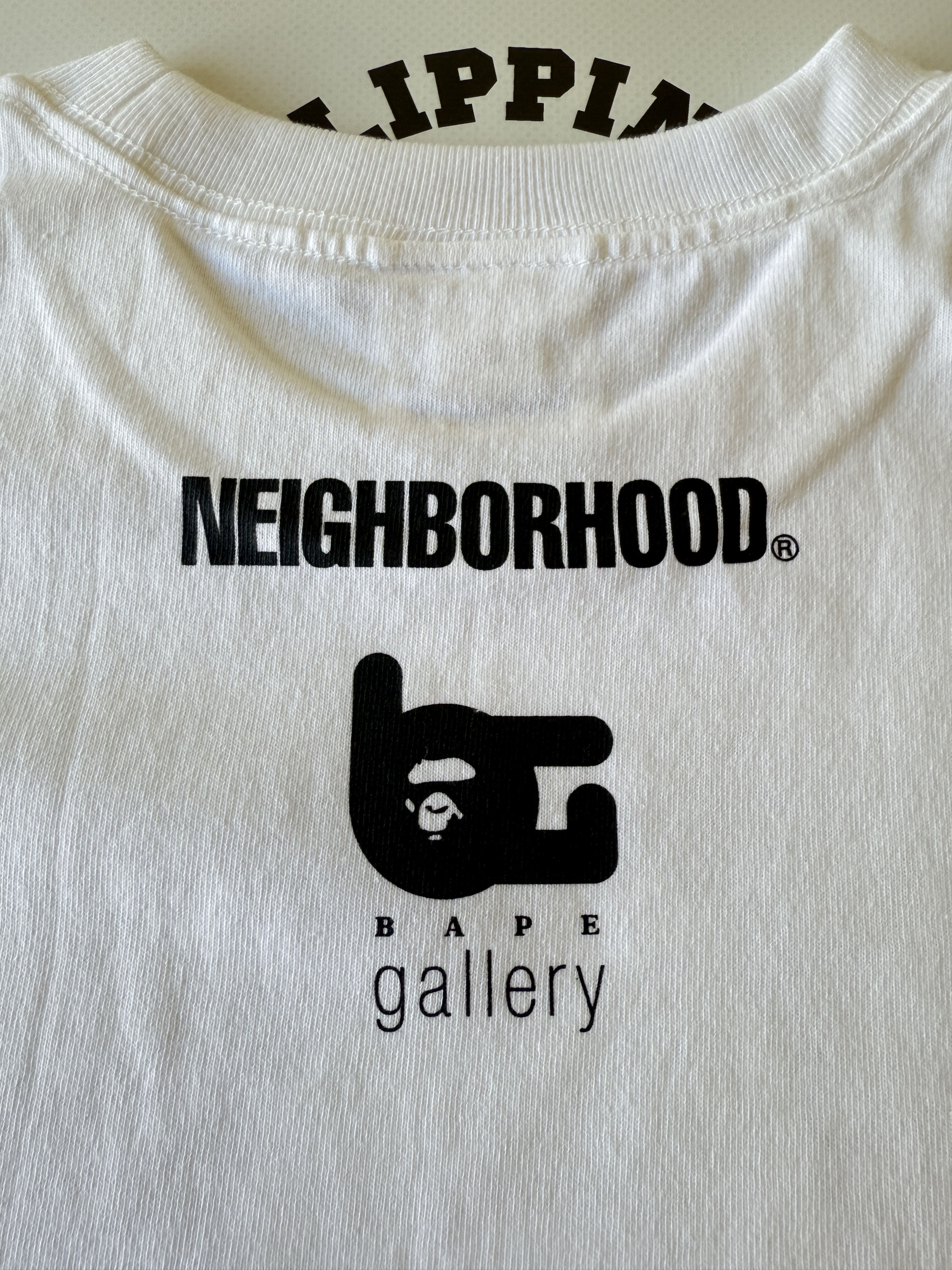 Bape × Neighborhood BAPE GALLERY X NEIGHBORHOOD TEE Size US L / EU 52-54 / 3 - 4 Thumbnail