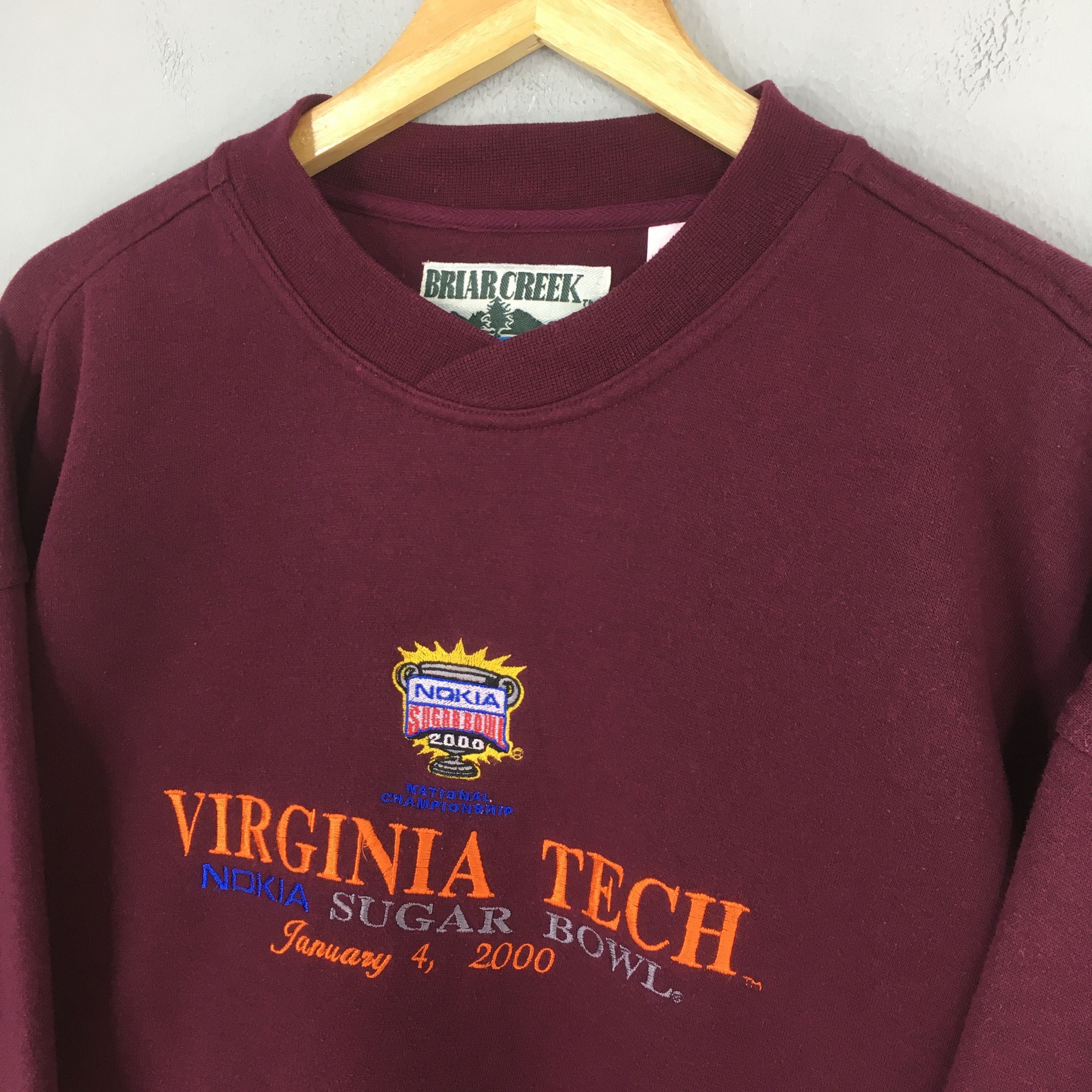 NCAA × Vintage Vintage VT Virginia Tech Hokies NCAA Sweatshirt Large Size US L / EU 52-54 / 3 - 3 Thumbnail