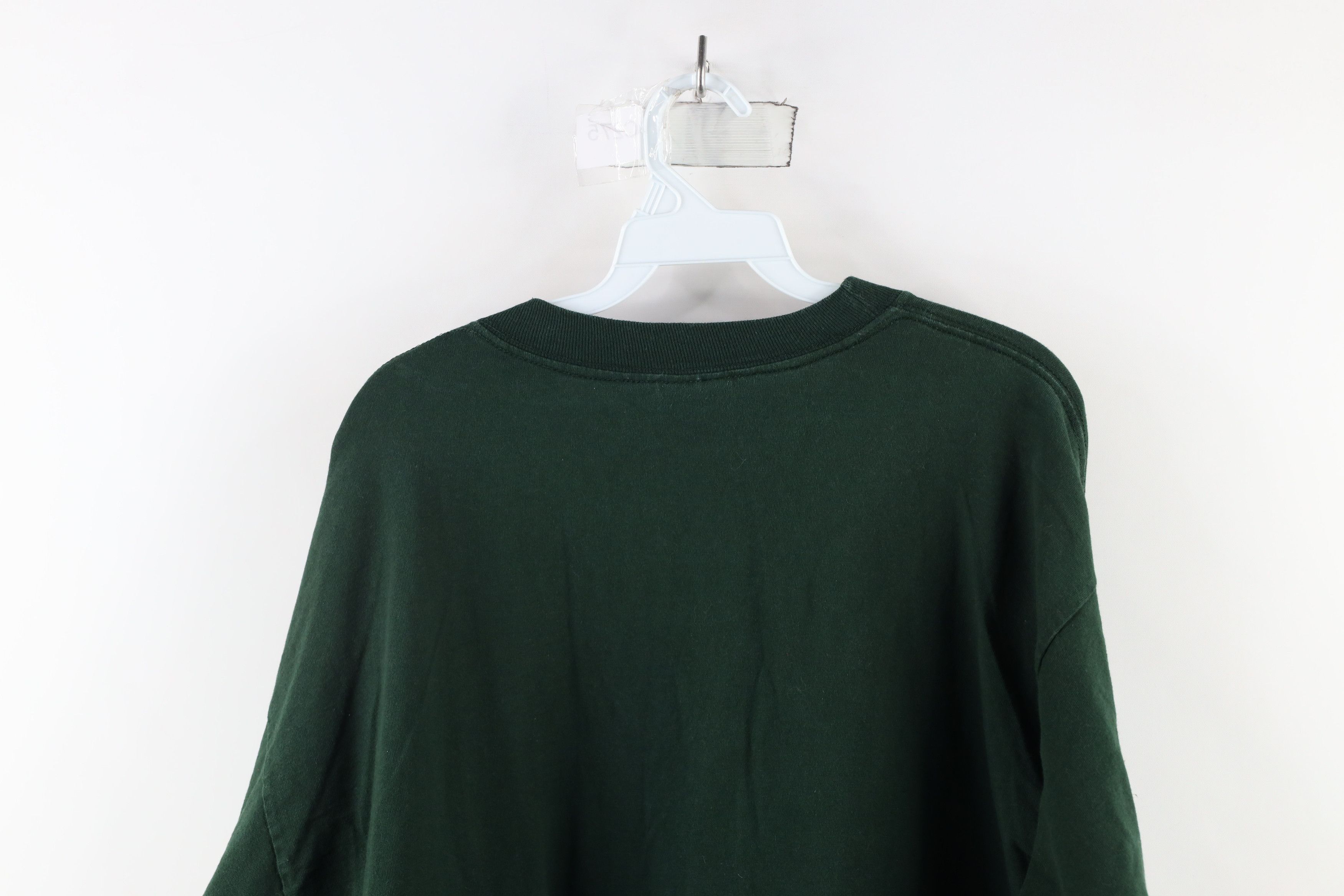 Vintage Vintage 90s Mackinac Bridge Long Sleeve T-Shirt Green Cotton Size US XL / EU 56 / 4 - 11 Thumbnail
