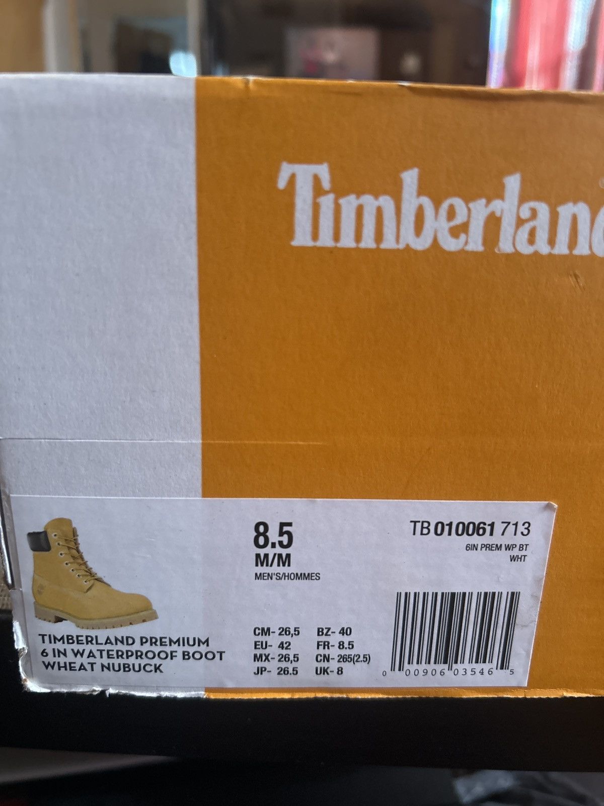 Timberland x Loso Wav 6" Premium Waterproof Boot Flame Wheat Size US 8.5 / EU 41-42 - 8 Thumbnail