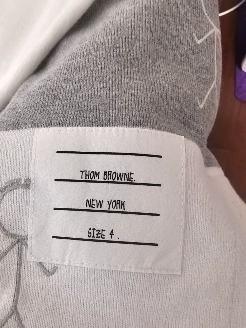 Thom Browne thom browne Stickman sleeve-labeled long-sleeved sweatshirt Size US XL / EU 56 / 4 - 6 Thumbnail