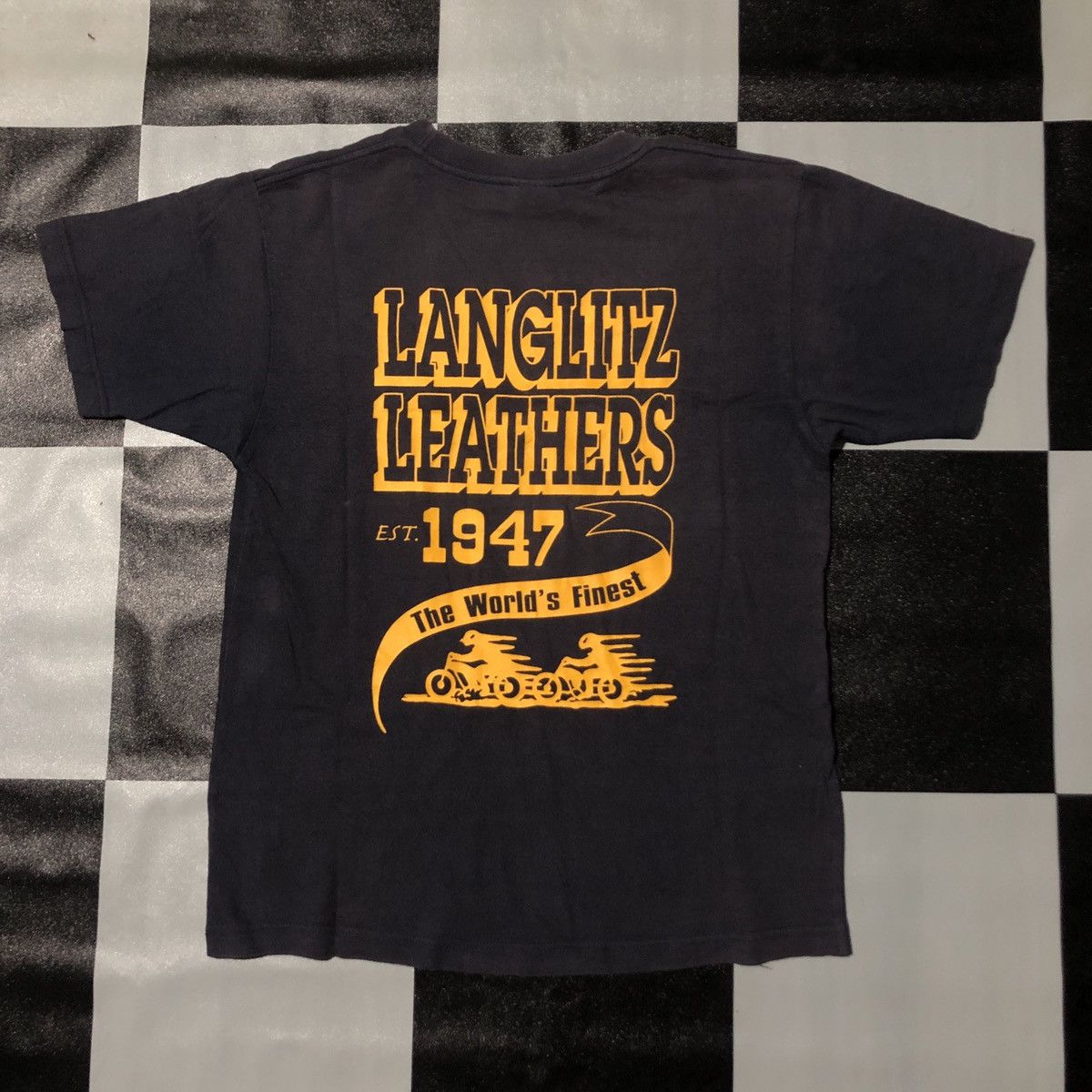 Indian Motorcycle × Vintage Combo 2pcs Langlitz Leather Tee Shirt Size US S / EU 44-46 / 1 - 2 Thumbnail
