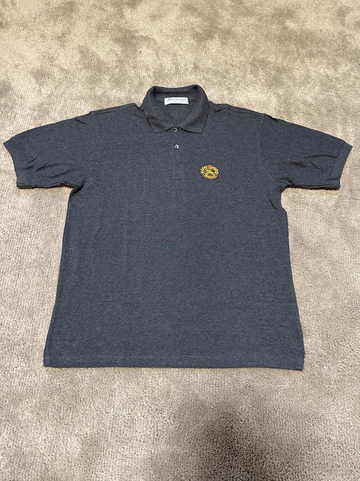 Burberry Vintage Burberrys Polo Shirt Sz L Size US L / EU 52-54 / 3 - 1 Thumbnail