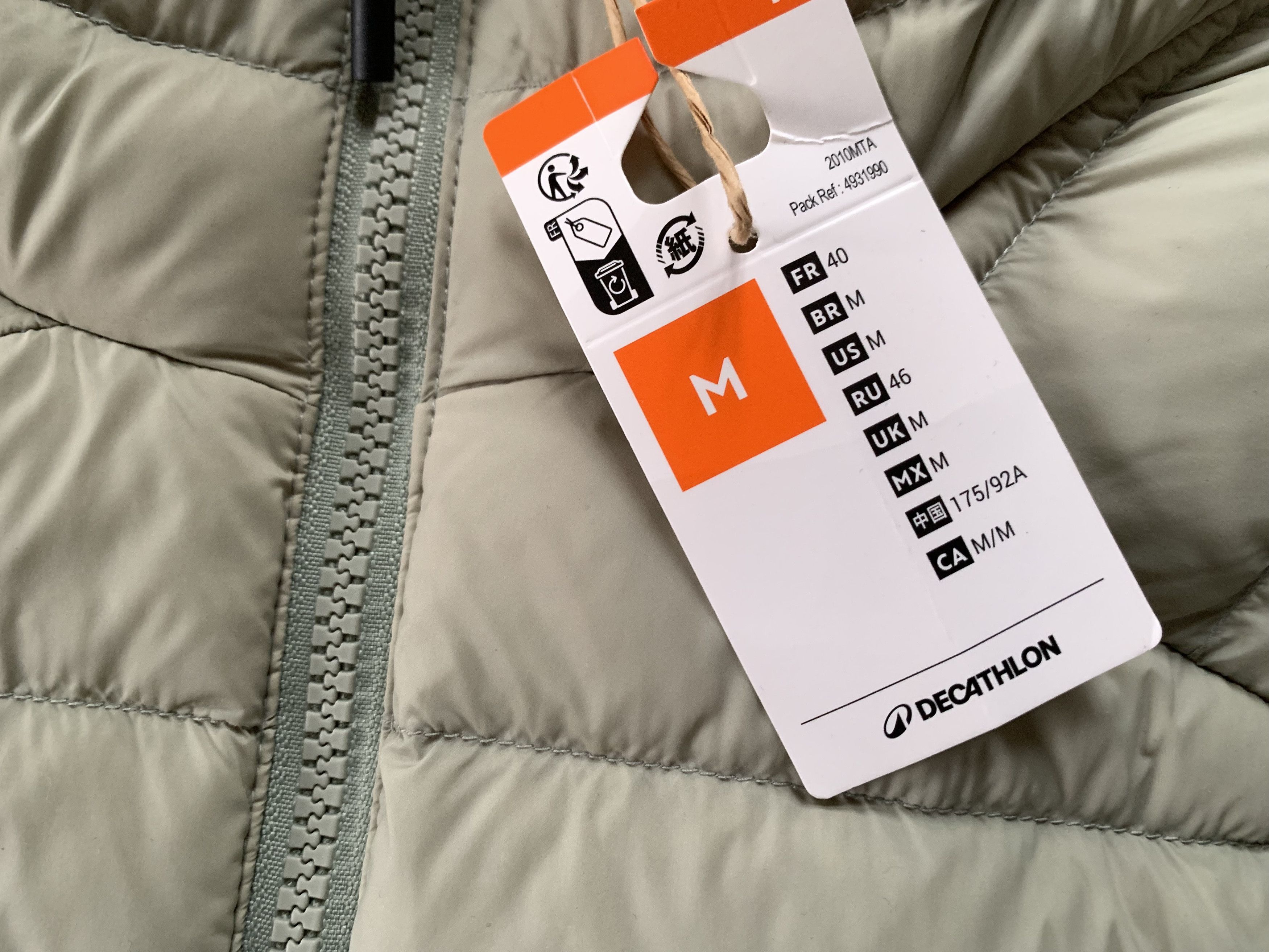 Sports Specialties Wedze Freeride 900 Stretch Light Down Hood Jacket Size US M / EU 48-50 / 2 - 7 Thumbnail