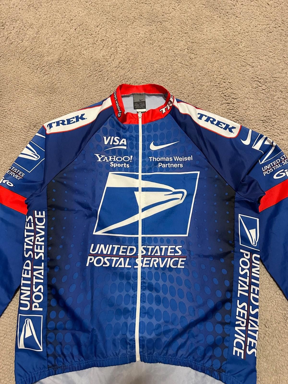 Nike NIKE Cycling Trek USPS Team Windshell 2003 Sz L Size US L / EU 52-54 / 3 - 5 Thumbnail