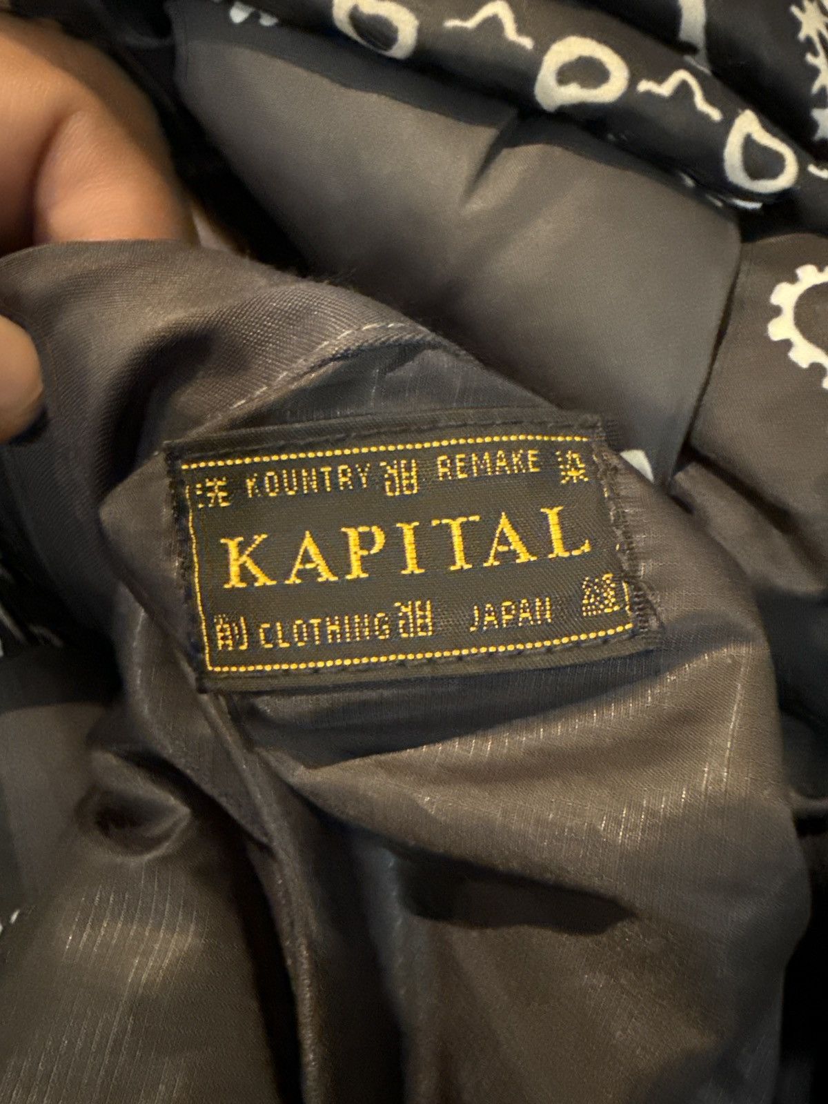 Kapital KAPITAL REVERSIBLE PADDED VEST IN BLACK KEEL NYLON Size US XL / EU 56 / 4 - 7 Thumbnail