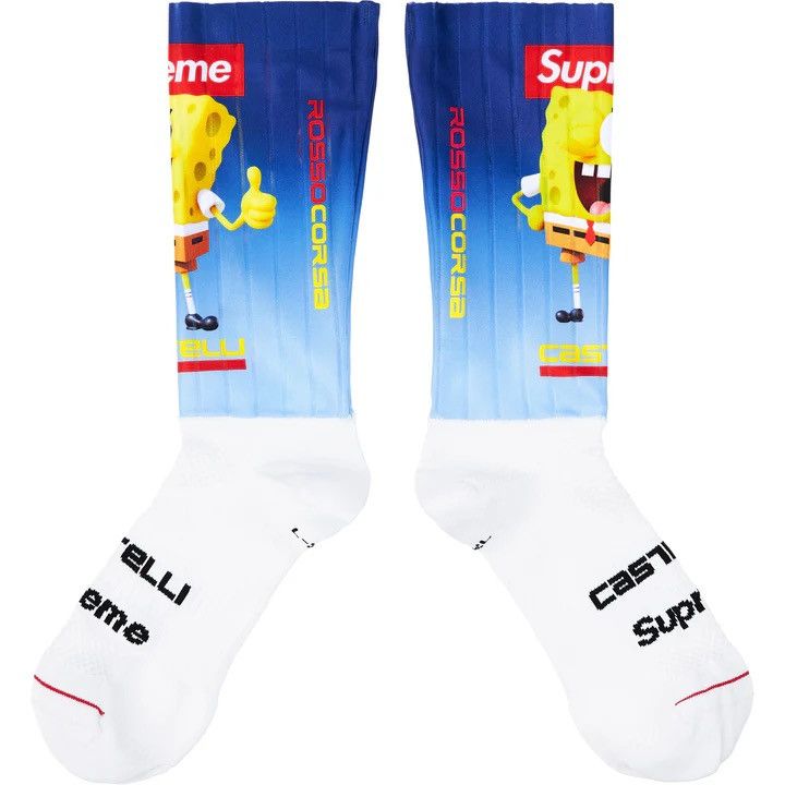 Supreme Supreme Castelli SpongeBob Socks Size ONE SIZE - 4 Thumbnail