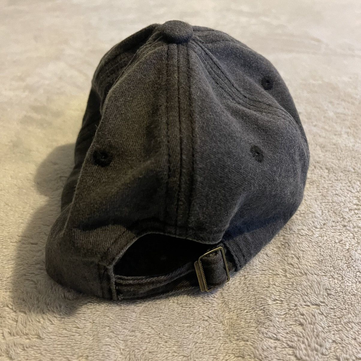 Other Streetwear Hat Adult One Size Gray Strapback Baseball Cap Size ONE SIZE - 4 Thumbnail