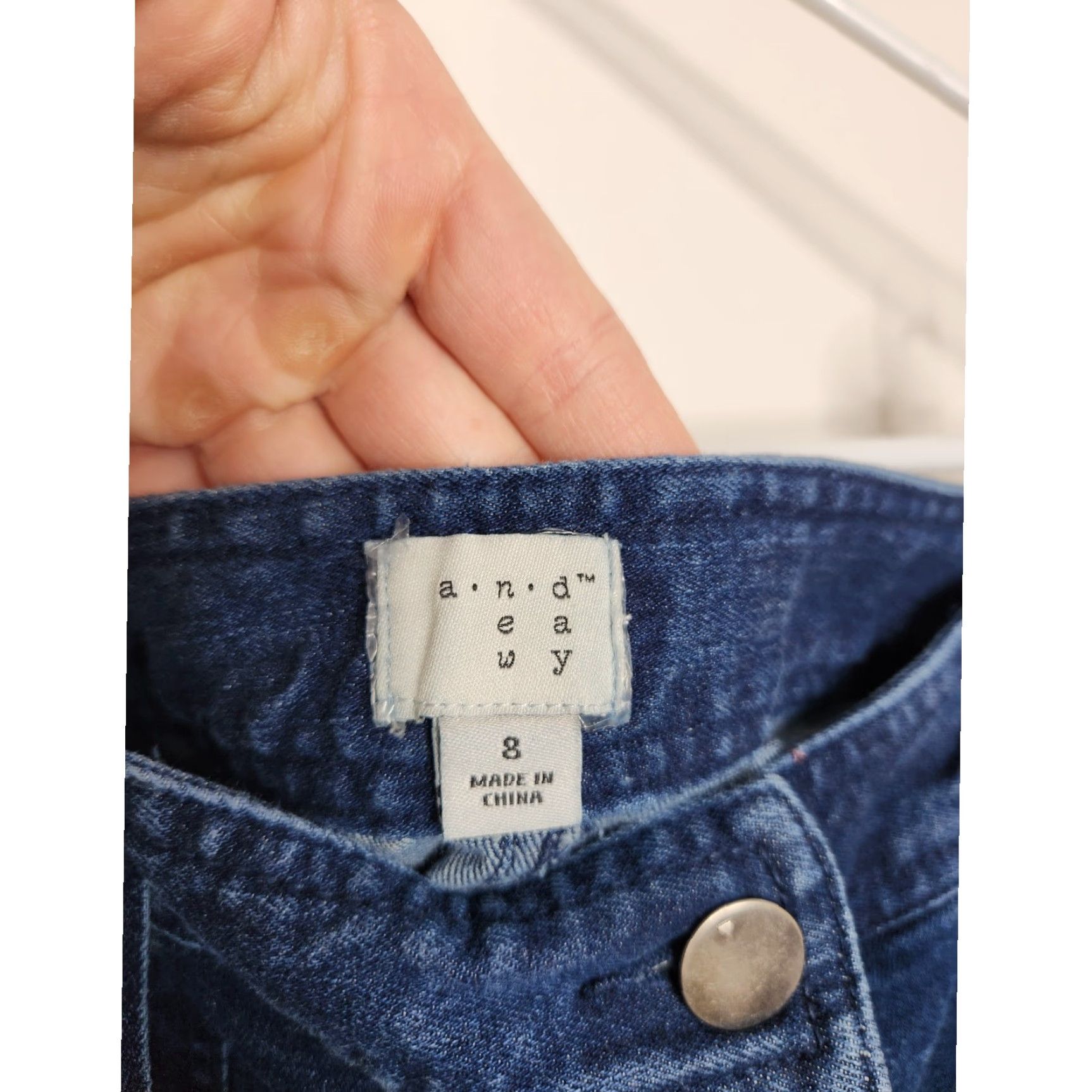 Vintage VINTAGE A New Day Skirt Midi Women 8 Blue Button Style Denim 90s Y2K Modern? Size 30" / US 8 / IT 44 - 3 Thumbnail
