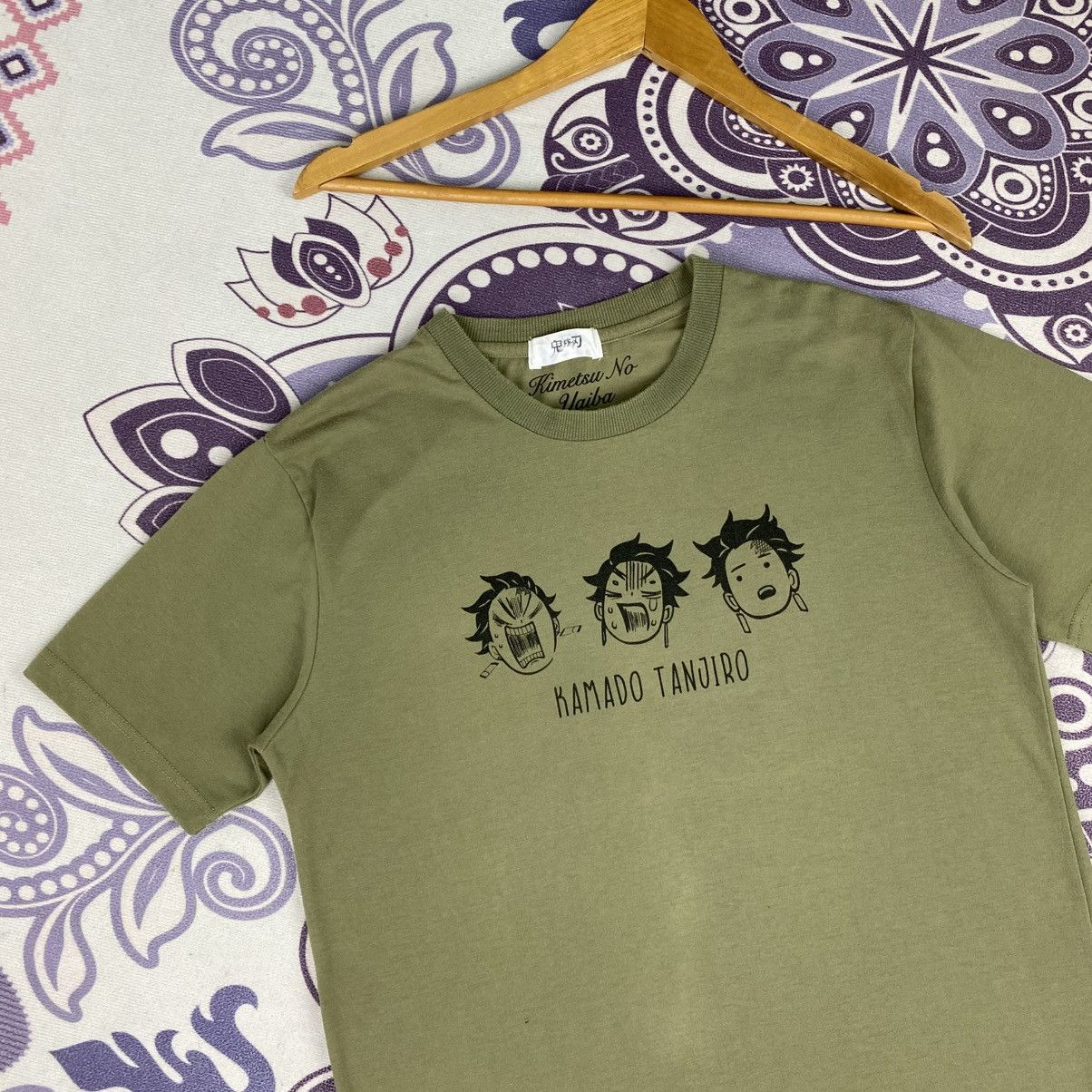 Anime Rare🔥Kamado Tanjiro Anime Shirt Big Logo Spell Out Size US M / EU 48-50 / 2 - 6 Thumbnail