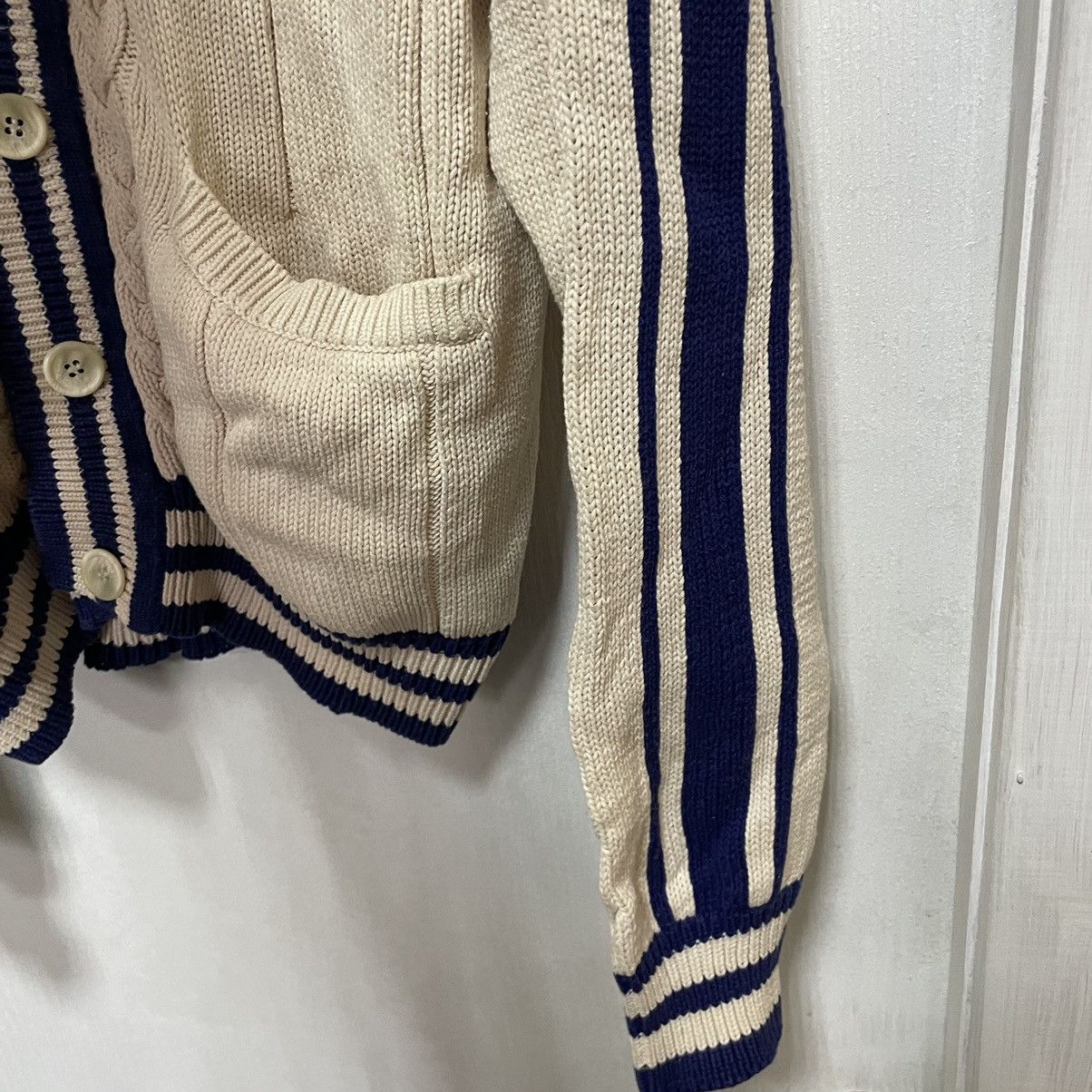 Japanese Brand × Lacoste 90s Lacoste Cardigan retro izod chemise sweater old money Size US L / EU 52-54 / 3 - 7 Thumbnail