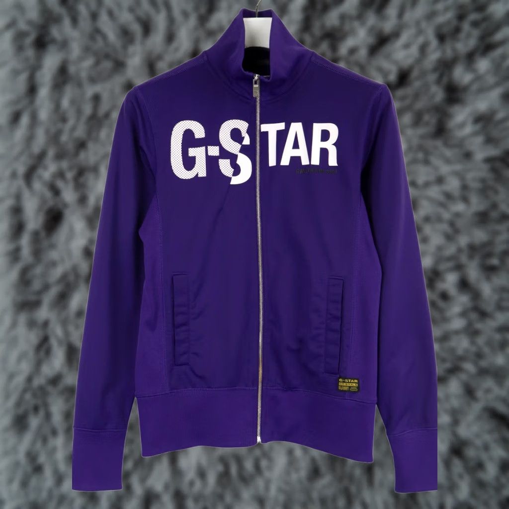 G-Star G-STAR Vince Vest Sw L/S Sweatshirt Men's SMALL Blue Full Zip Pocket High Neck Shirt Size US S / EU 44-46 / 1 - 1 Thumbnail