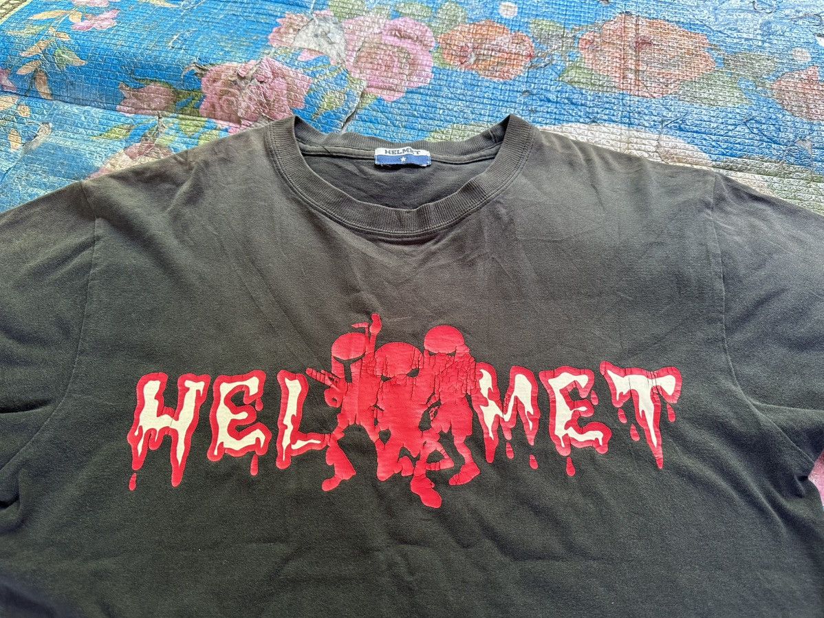 Band Tees Vtg 90’s HELMET Meantime tour Sunfaded Tee M Size US M / EU 48-50 / 2 - 6 Thumbnail