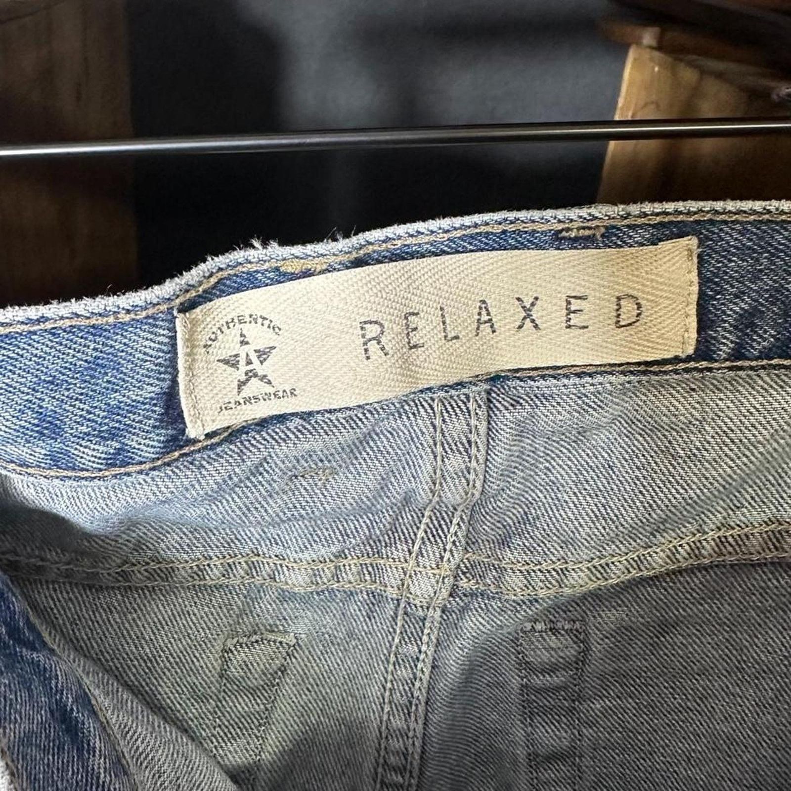 Arizona Jean Co. Vintage Arizona Baggy Jean Shorts Mens 36" Blue Denim Jorts Size US 36 / EU 52 - 3 Thumbnail