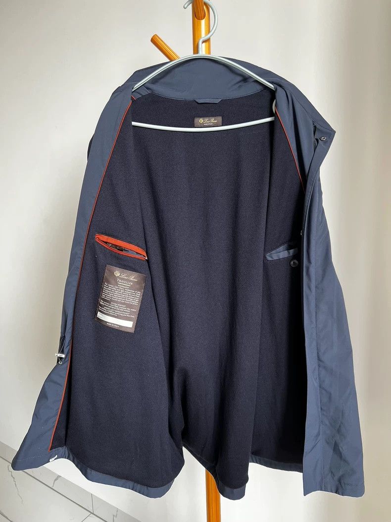 Loro Piana LORO PIANA Traveler's coat, dark blue Size US XXL / EU 58 / 5 - 3 Thumbnail