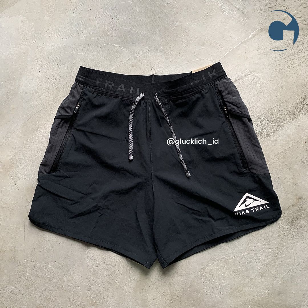 Nike Nike, Trail 5 Inch Brief-lined Shorts Black Size US 29 - 2 Thumbnail