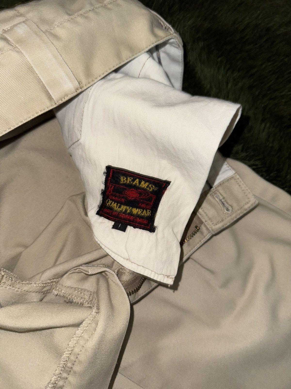 Beams Japan [L] Beams Heart Japan Vintage Washed Chino Pants Beige Size US 32 / EU 48 - 4 Thumbnail