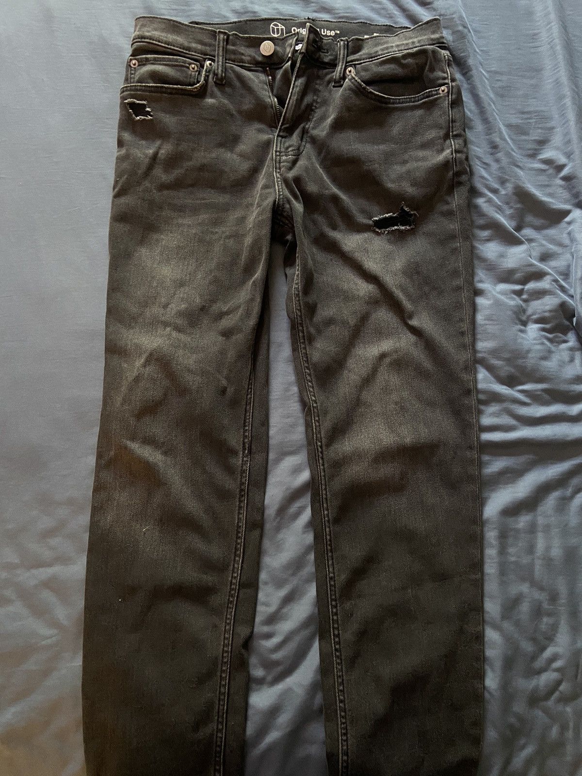Vintage Slightly Ripped Skinny Jeans Size US 30 / EU 46 - 1 Thumbnail