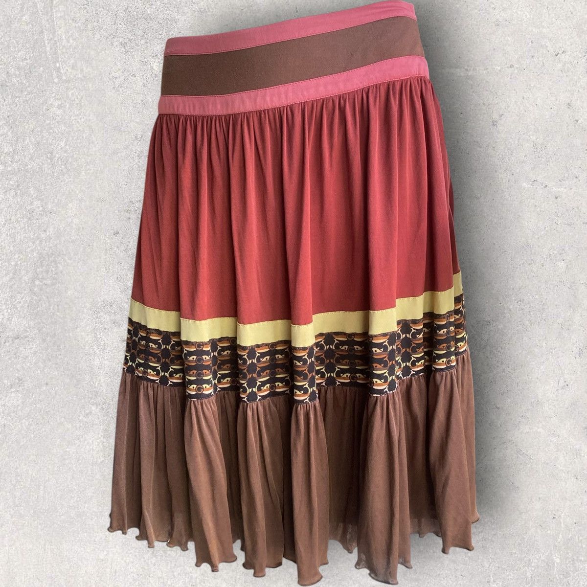 Gucci 2006 Gucci Silk Skirt Size 26" / US 2 / IT 38 - 5 Thumbnail