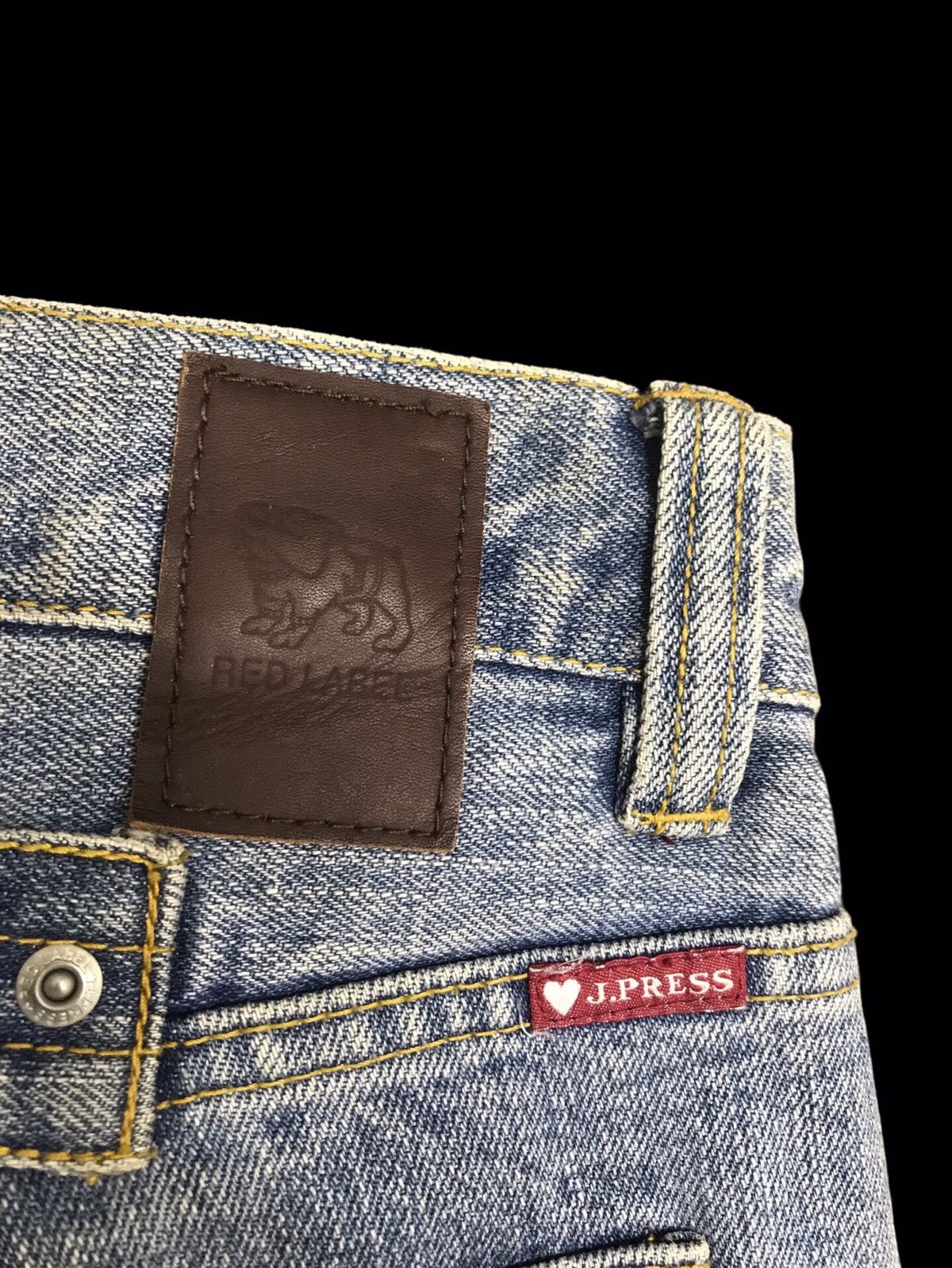 Designer 💥ULTRA RARE💥JPRESS HEAVY PATCHWORK DISTRESSED DENIM F138 Size US 32 / EU 48 - 12 Thumbnail