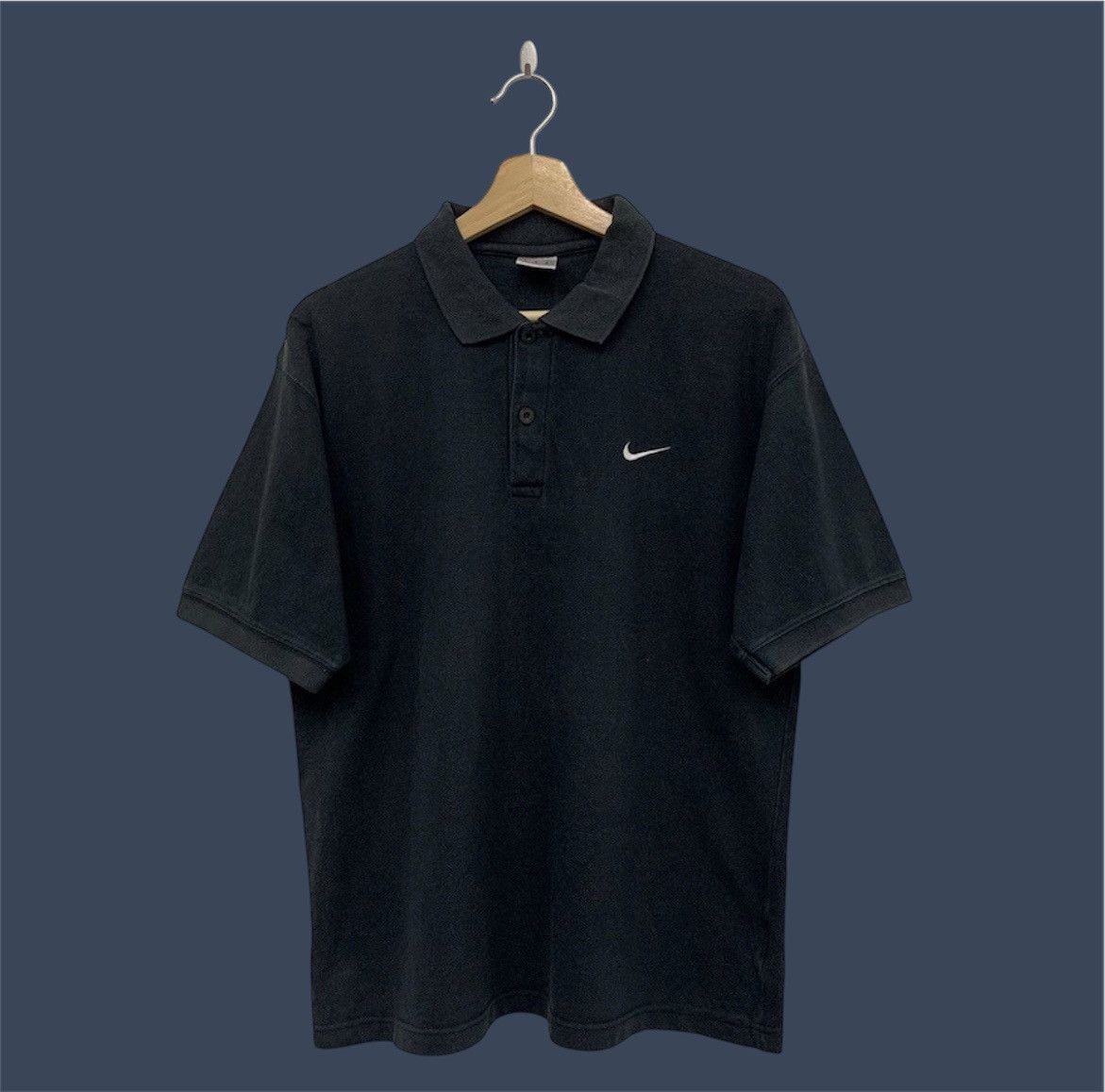 Nike × Vintage Vintage Nike Small Swoosh Polo Shirt Size US M / EU 48-50 / 2 - 1 Thumbnail