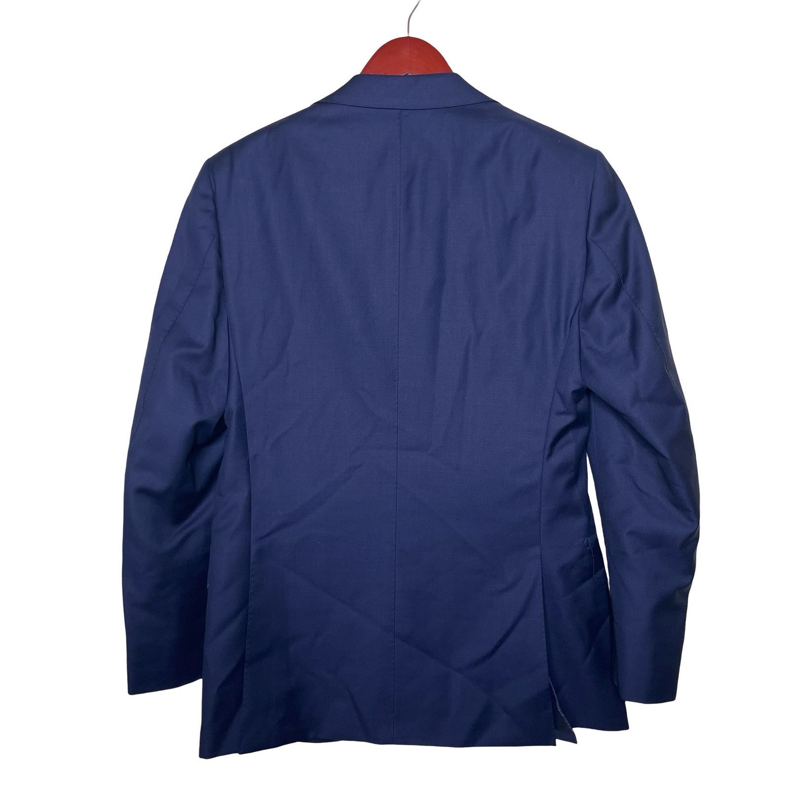 Suitsupply Suitsupply Navy Tailored Fit Lazio Suit Jacket Wool sz US 38 Size 38R - 2 Thumbnail