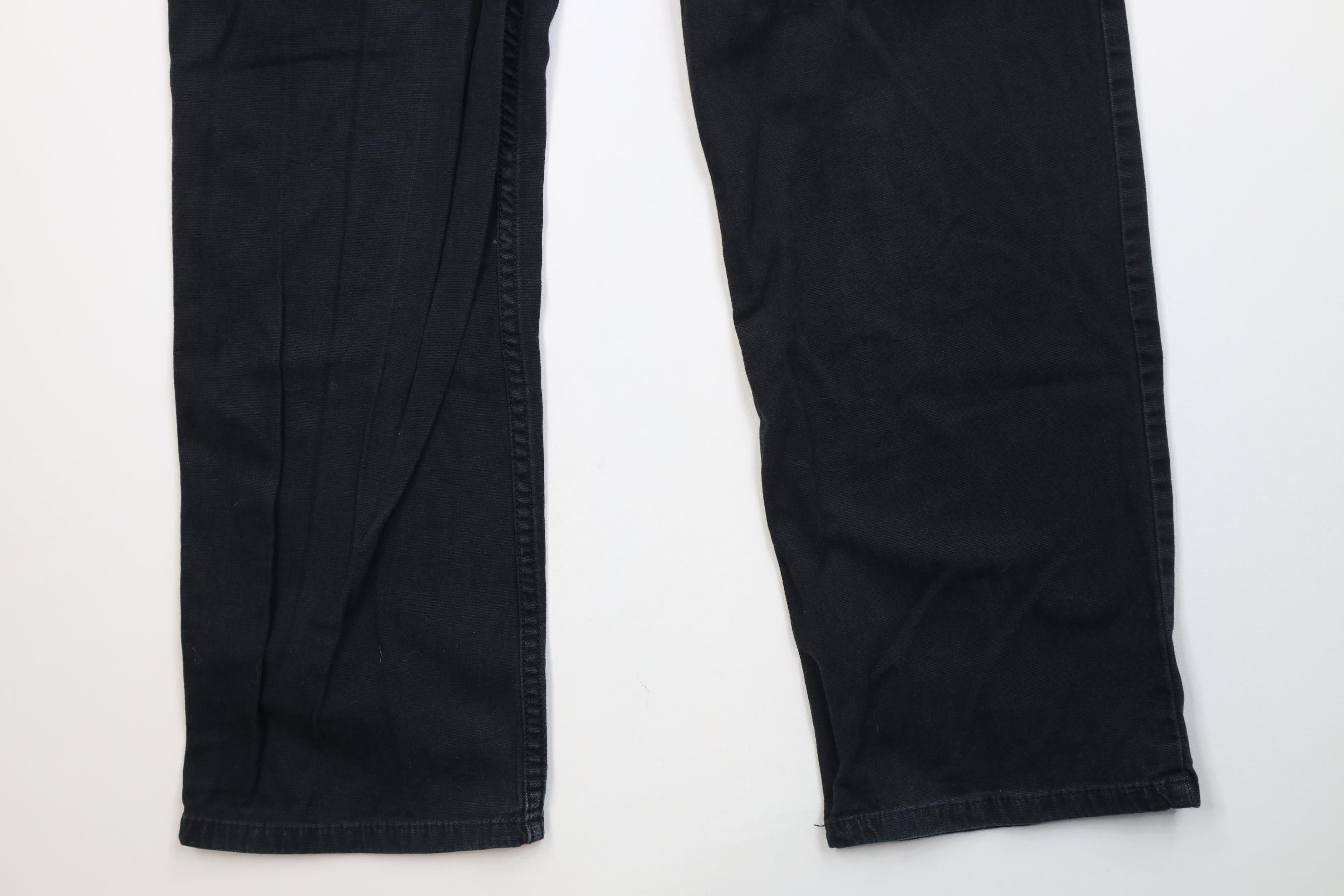 Carhartt Vintage Y2K Carhartt Relaxed Fit Stretch Canvas Pants Black Size US 33 - 11 Thumbnail