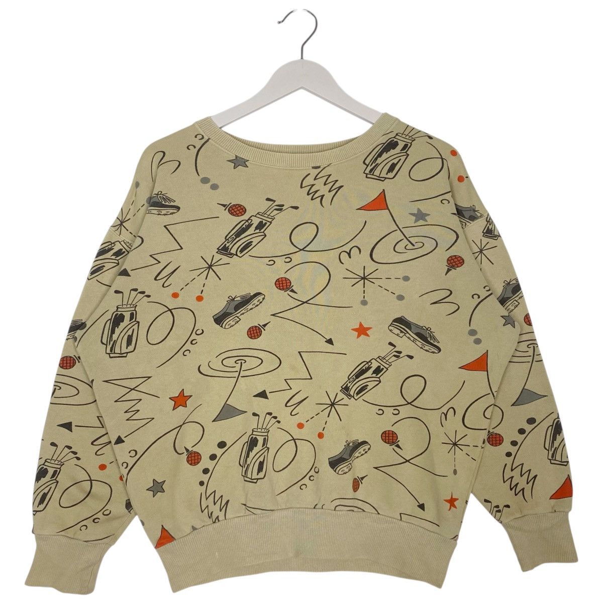 Vintage Vintage Royal Ascot Crewneck Sweatshirt Brown Size L Size L / US 10 / IT 46 - 1 Thumbnail