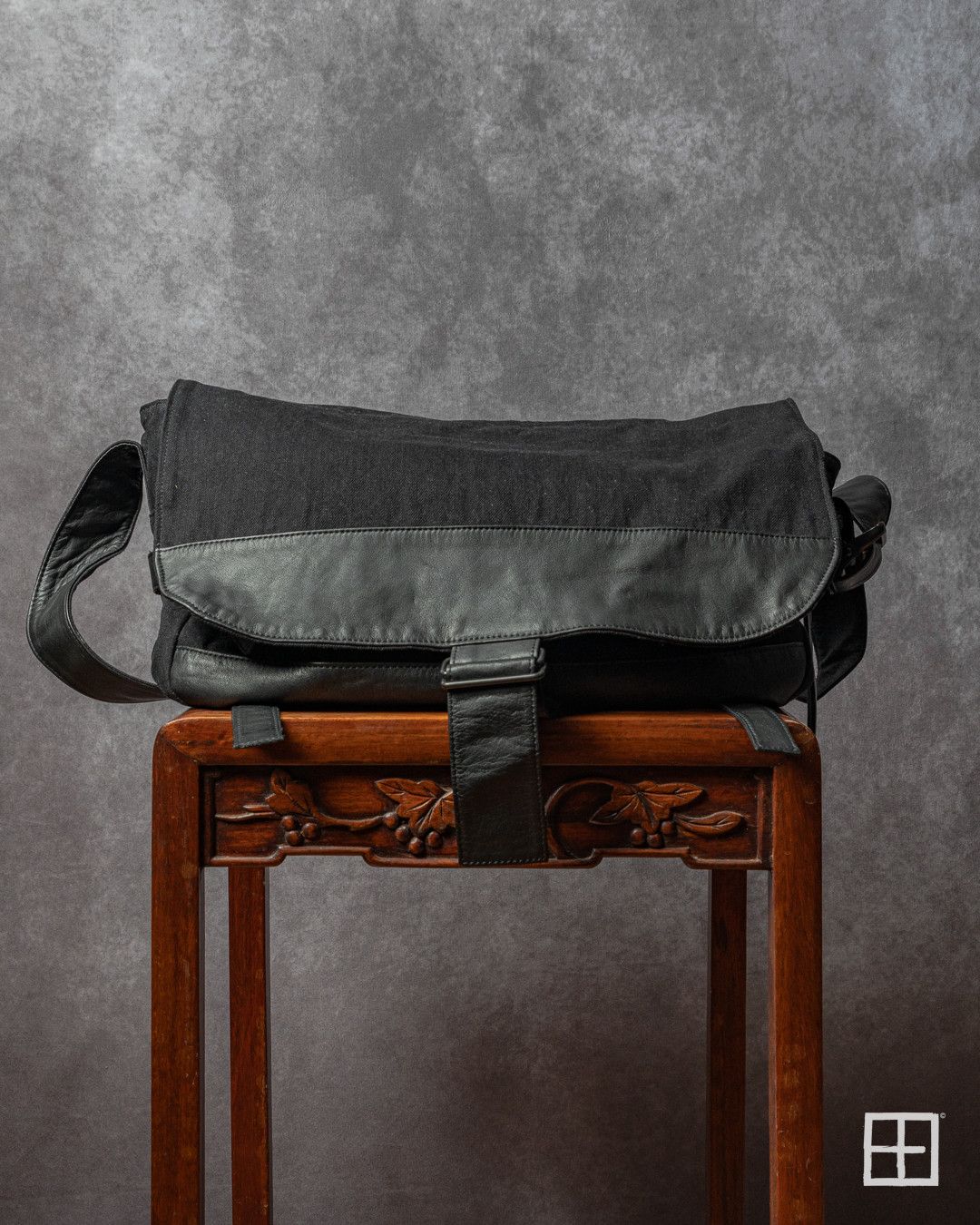 Yohji Yamamoto Yohji Yamamoto Pour Homme AW24 Katsuragi Denim Shoulder Bag Size ONE SIZE - 1 Thumbnail