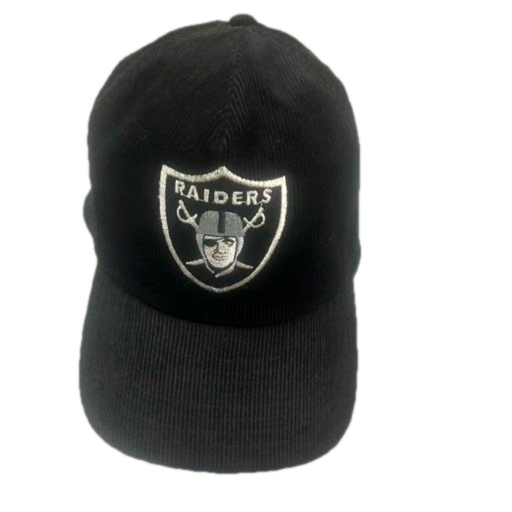 Vintage Vintage American Needle NFL Raiders Corduroy Hat Size ONE SIZE - 1 Thumbnail