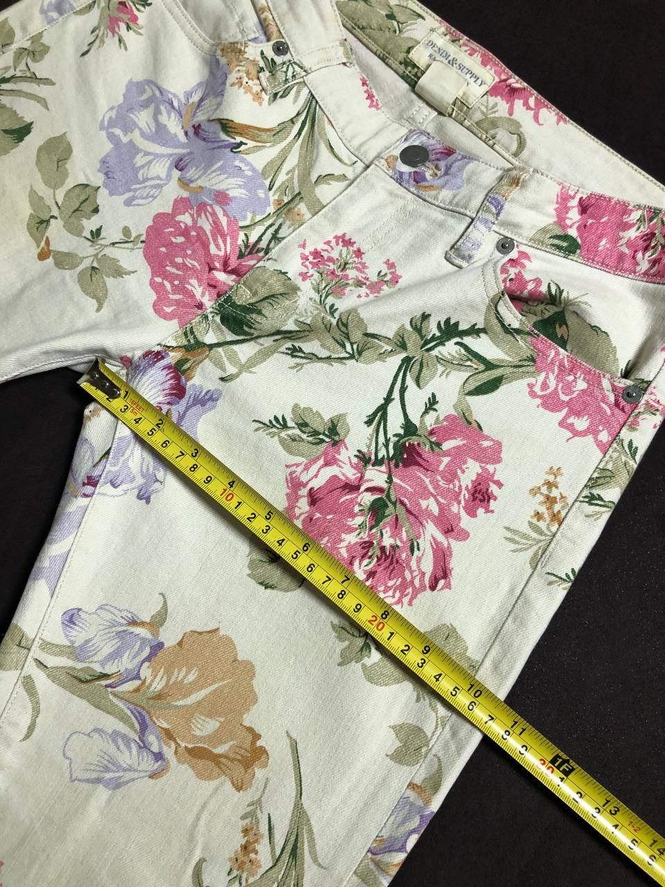 Denim & Supply Ralph Lauren Ralph Lauren Denim & Supply Skinny Jeans Floral Print Size 29" - 14 Thumbnail