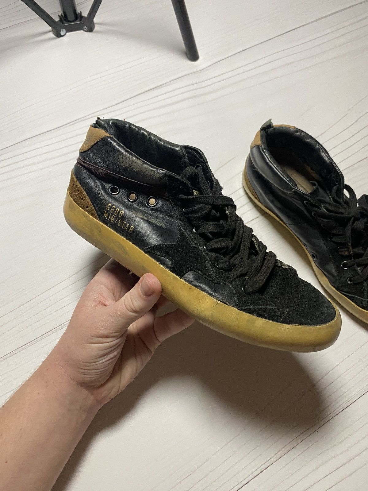 Golden Goose Golden Goose Midstar skateboard shoes sneakers Size US 6 / IT 36 - 14 Thumbnail
