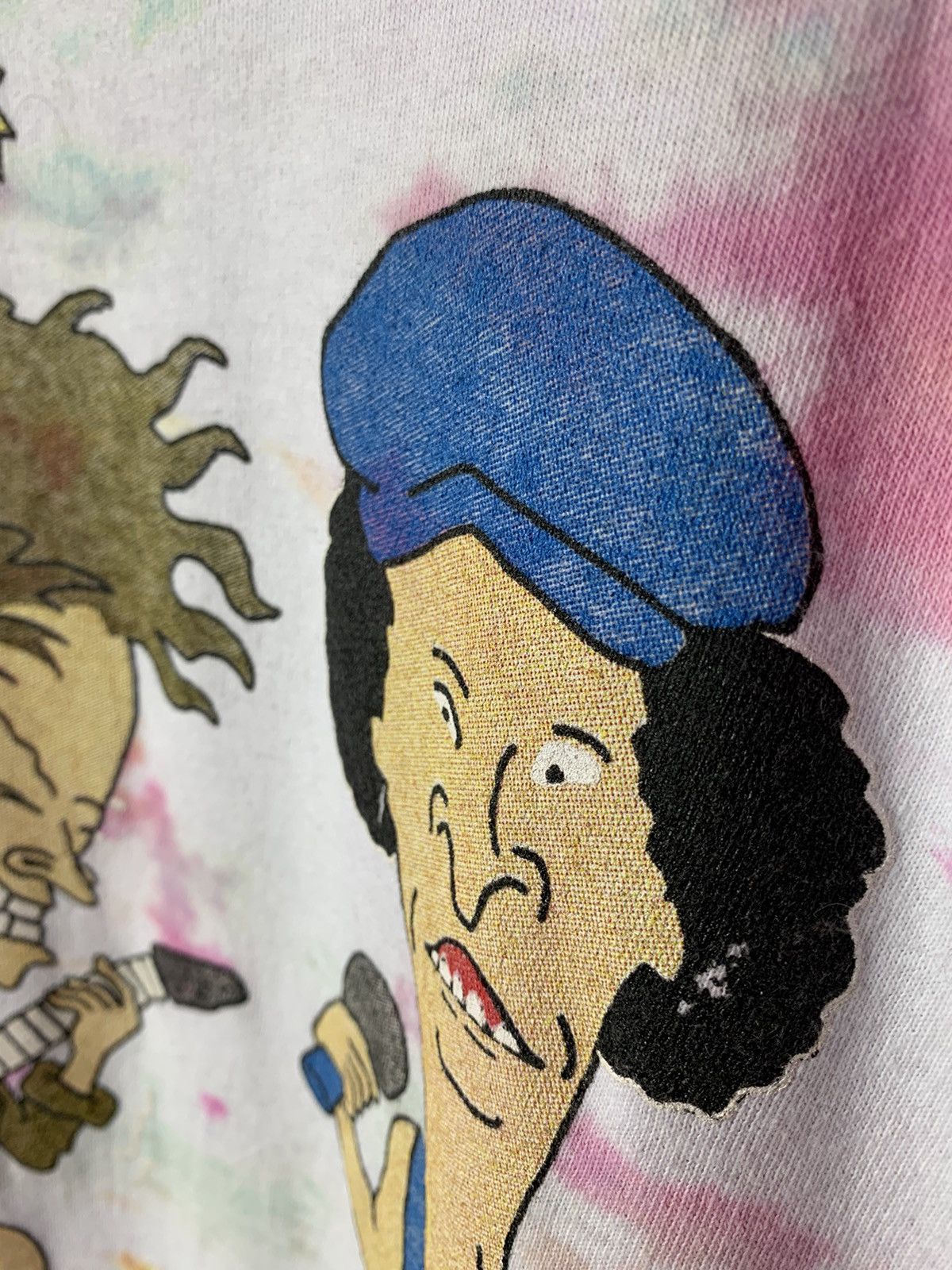 Band Tees Rare! Beavis Butthead MTV x ACDC Band Tee Tie Dye Size US XL / EU 56 / 4 - 5 Thumbnail