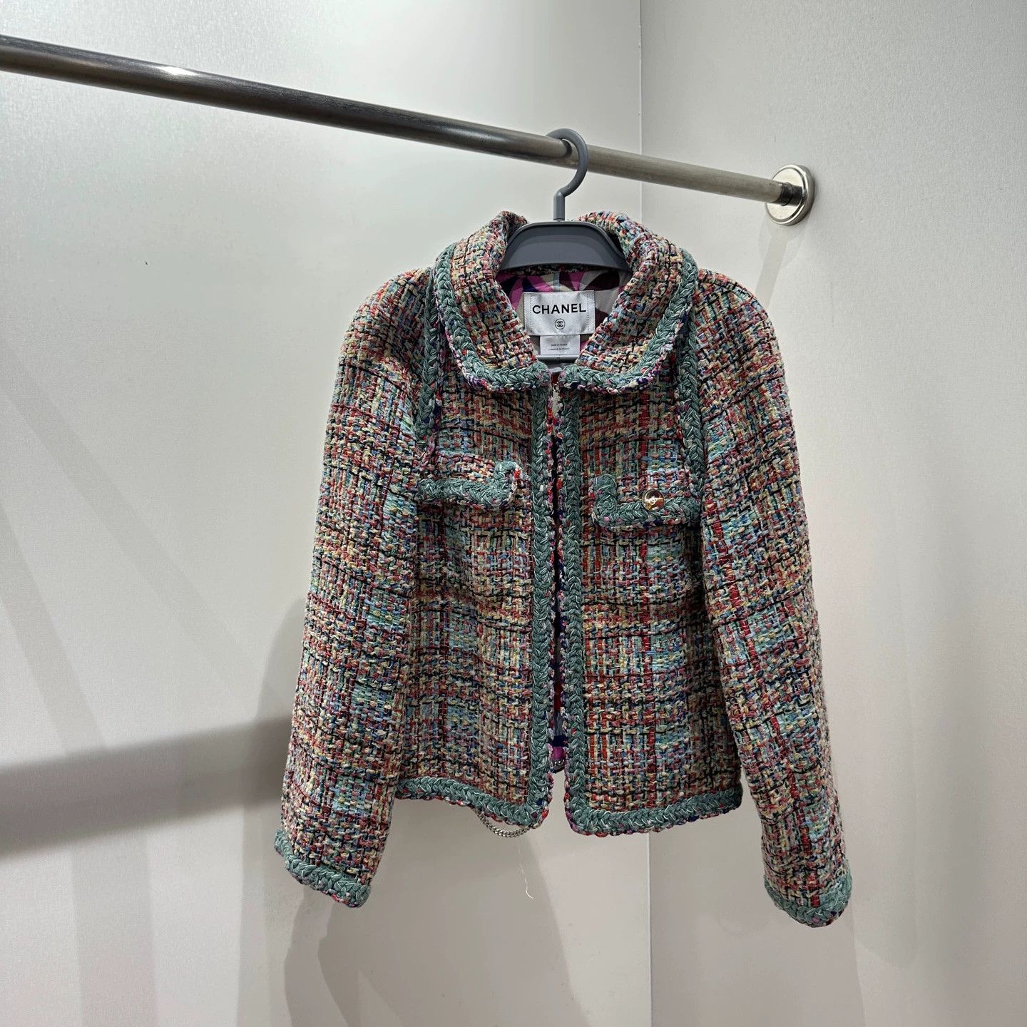 Chanel Chanel Seoul Series Woven Colorful Tweed Jacket 40 Size M / US 6-8 / IT 42-44 - 1 Thumbnail