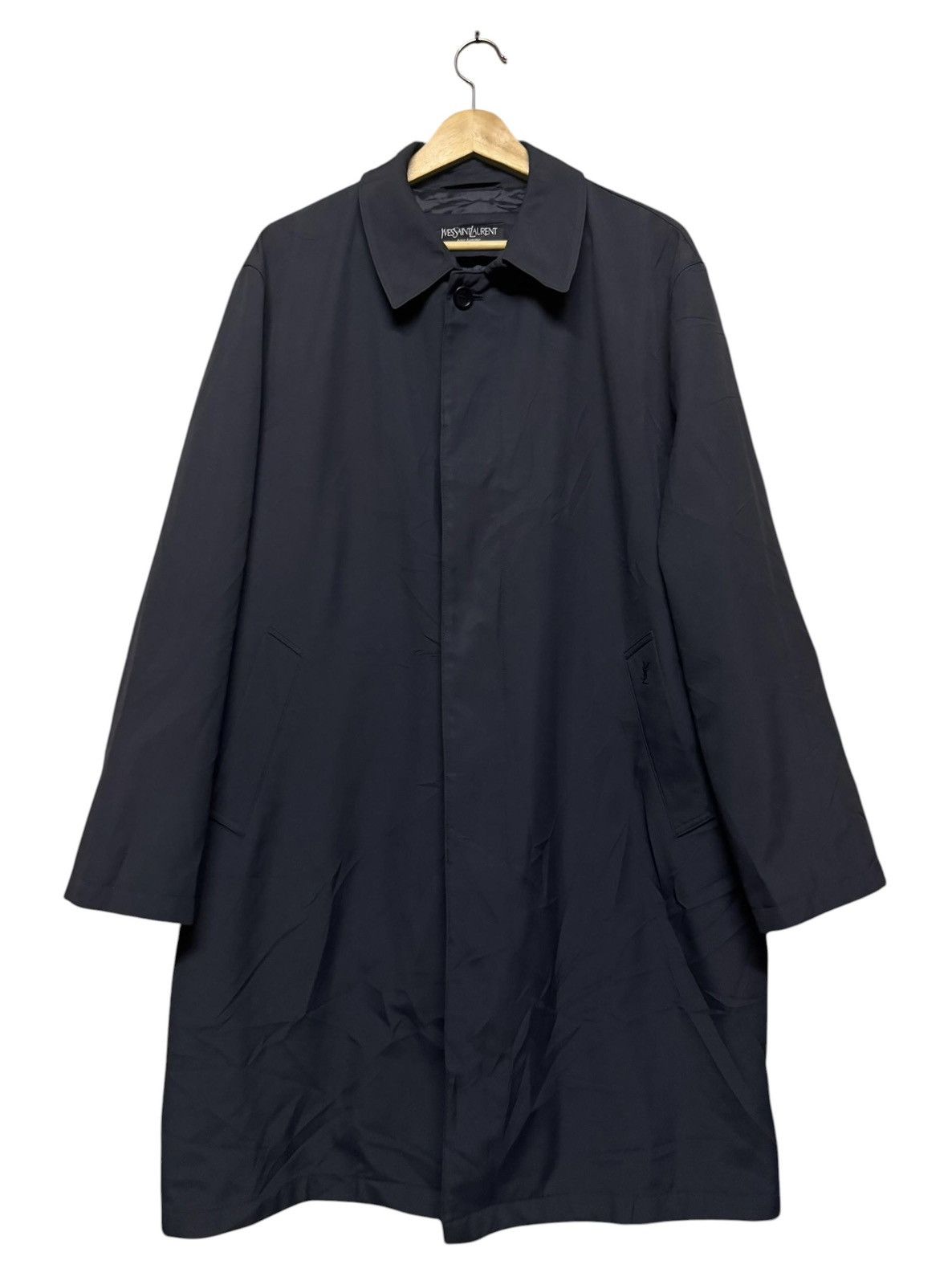 Yves Saint Laurent Vtg🔥Yves Saint Laurent Pour Homme Trench Coat Jacket Size US L / EU 52-54 / 3 - 1 Thumbnail