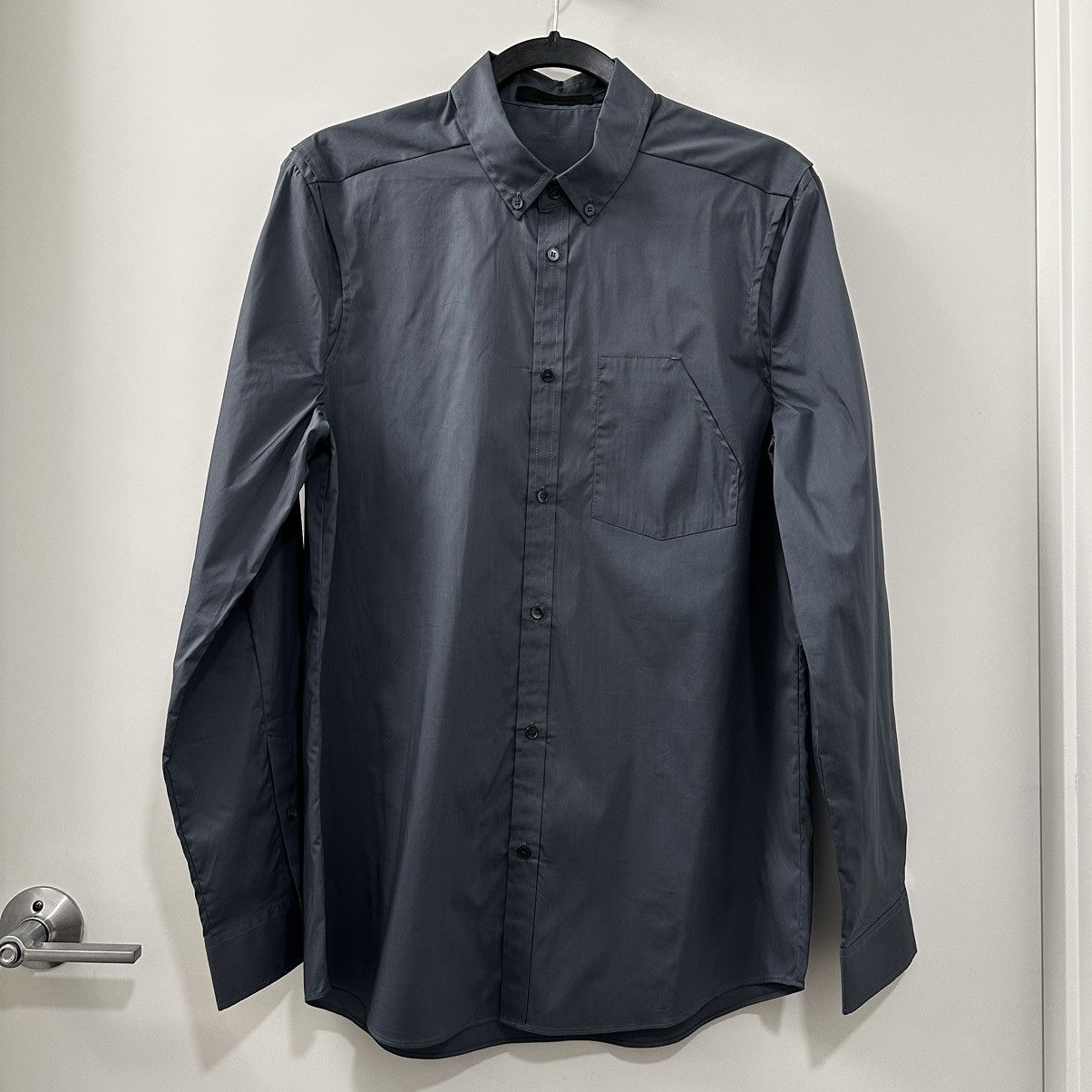 image of Beautiful Alexander Wang Gray Shirt Sz46 in Grey, Men's (Size Small)