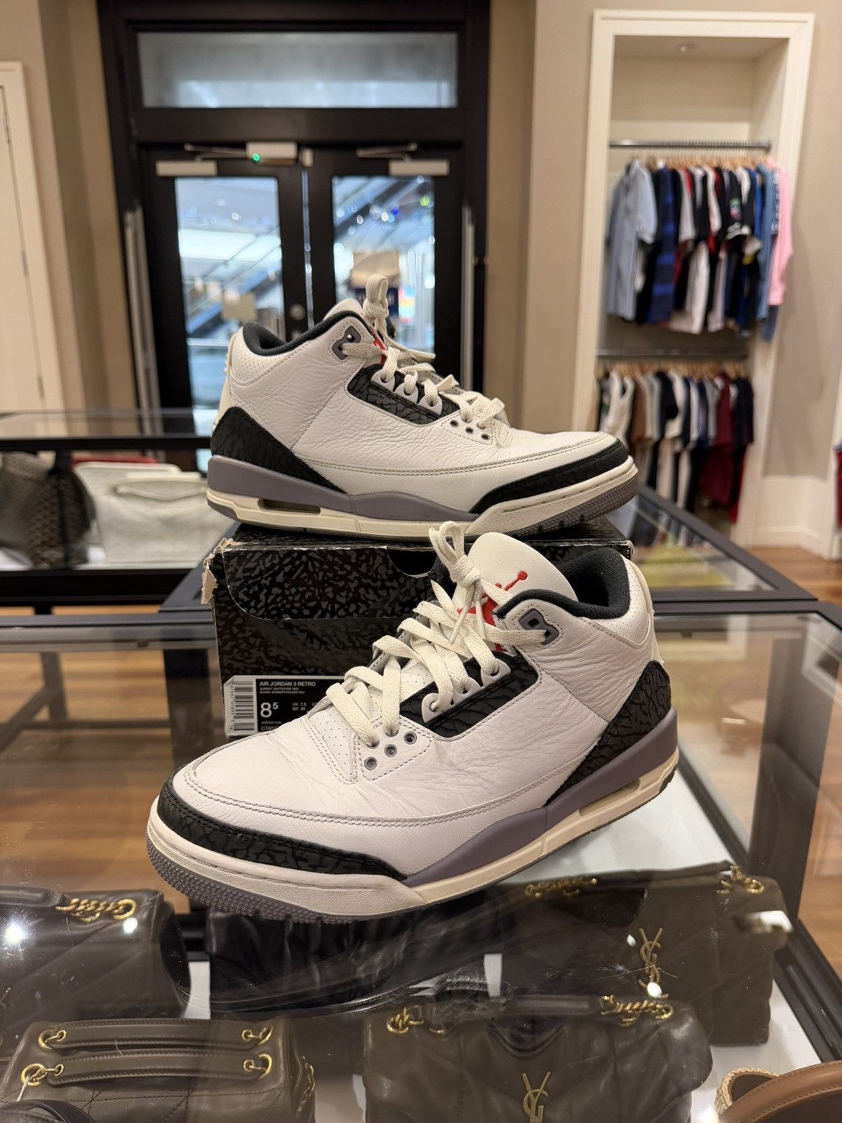 Jordan Brand Jordan 3 Retro ‘Cement Grey’ Size US 8.5 / EU 41-42 - 3 Thumbnail